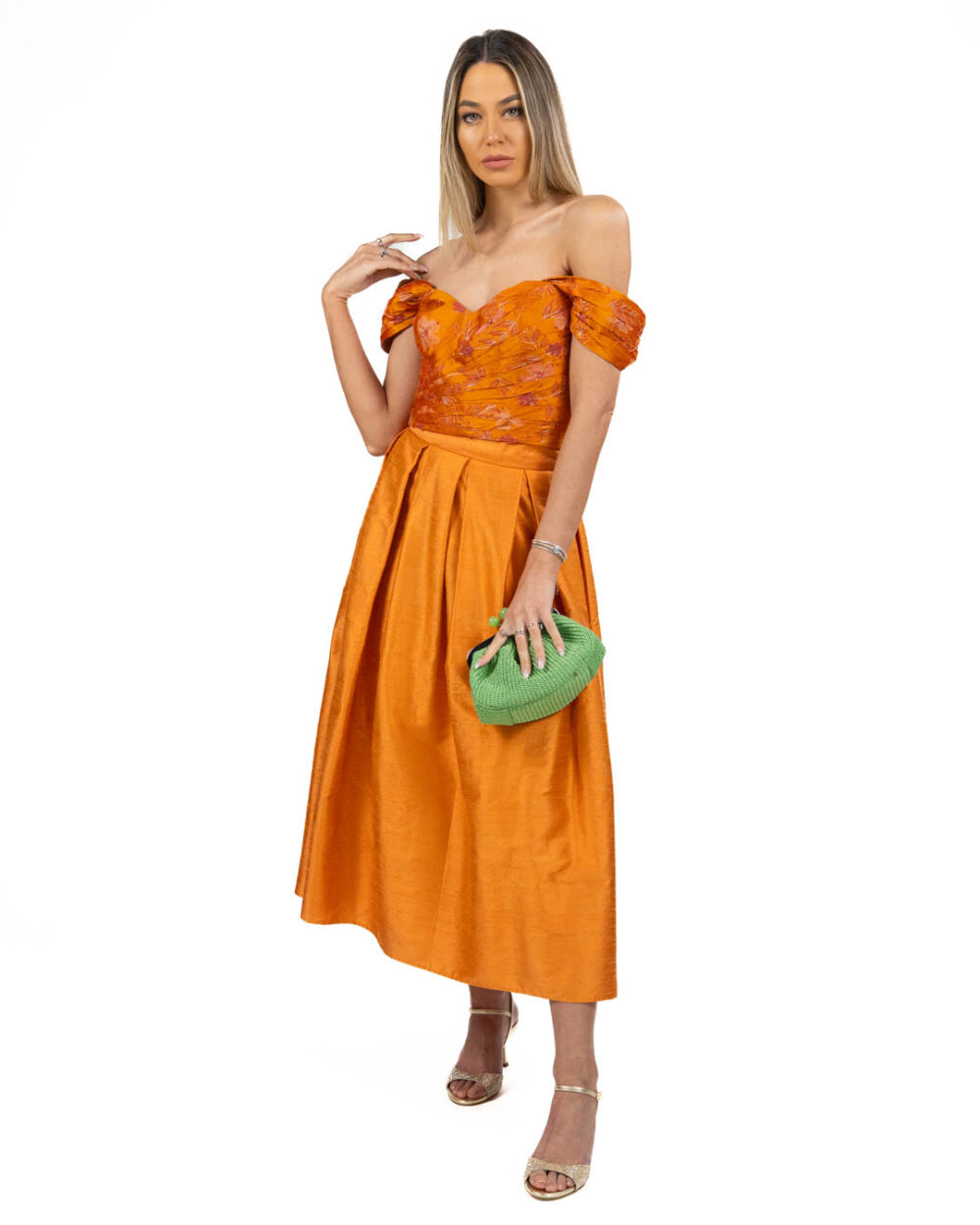 BERTI MODE COLLECTION - Abito Sartoriale Arancione