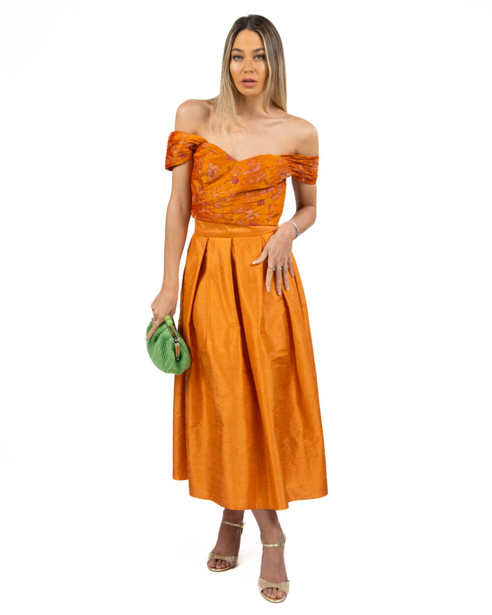 BERTI MODE COLLECTION - Abito Sartoriale Arancione - immagine 2