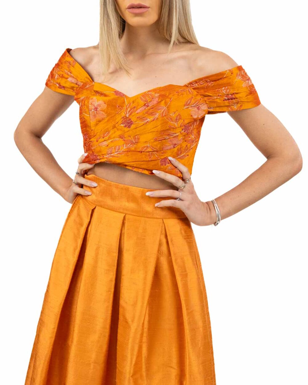 BERTI MODE COLLECTION - Abito Sartoriale Arancione - immagine 5