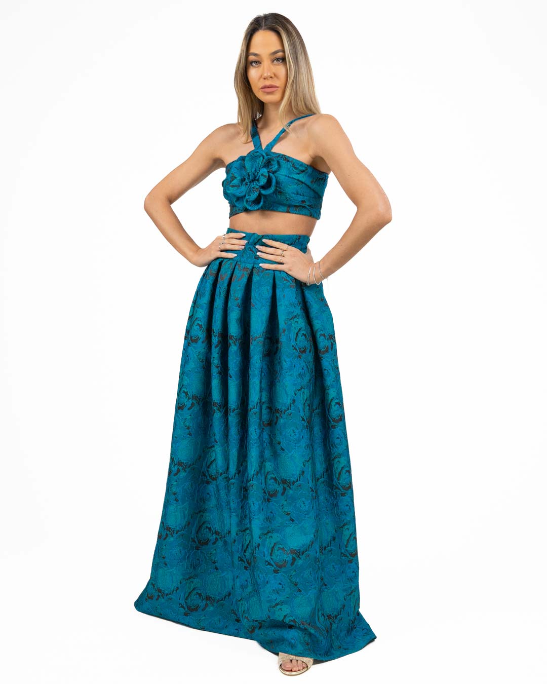 BERTI MODE COLLECTION - Abito Sartoriale Verde Ottanio