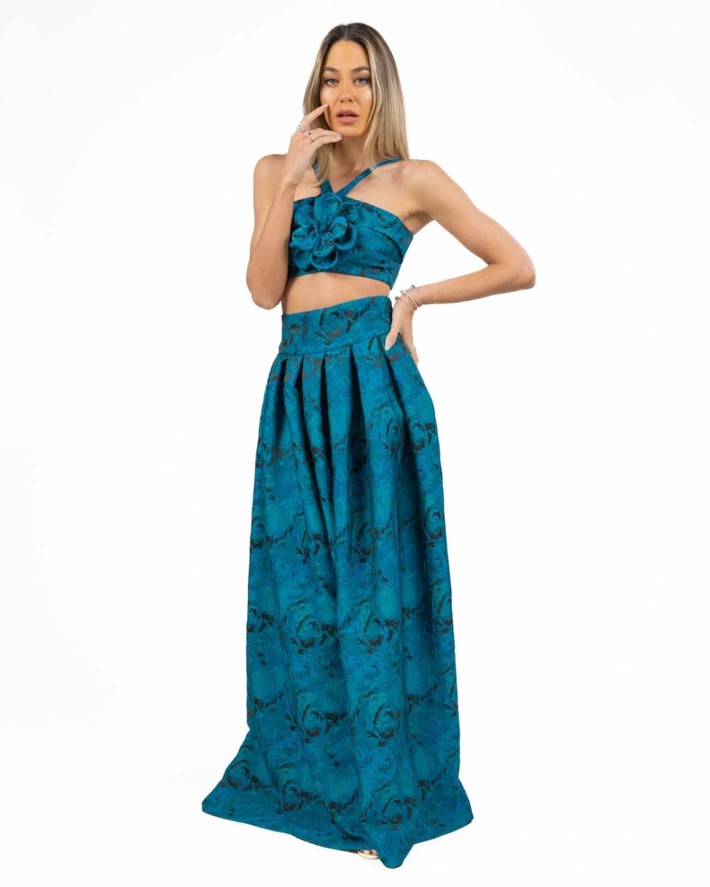 BERTI MODE COLLECTION - Abito Sartoriale Verde Ottanio - immagine 2