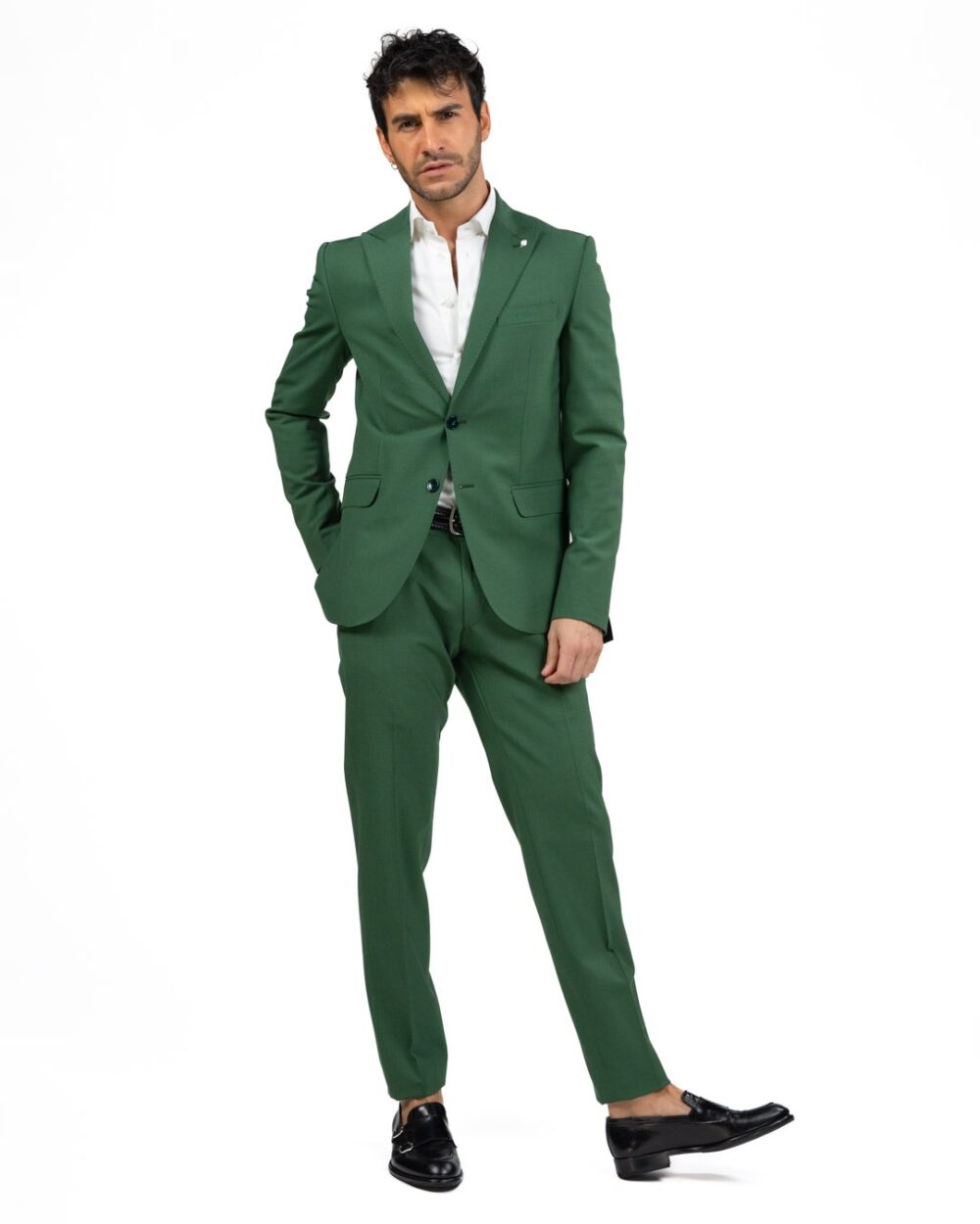 ADRIANO LANGELLA - Abito Verde Prato - immagine 2