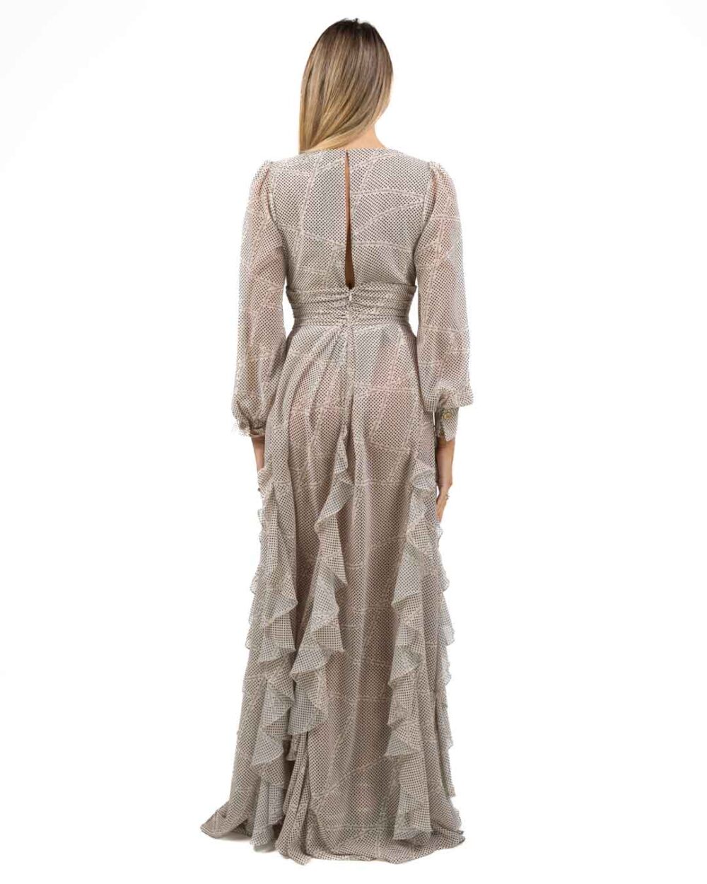 Elisabetta Franchi - Abito da Sera in Georgette - immagine 6