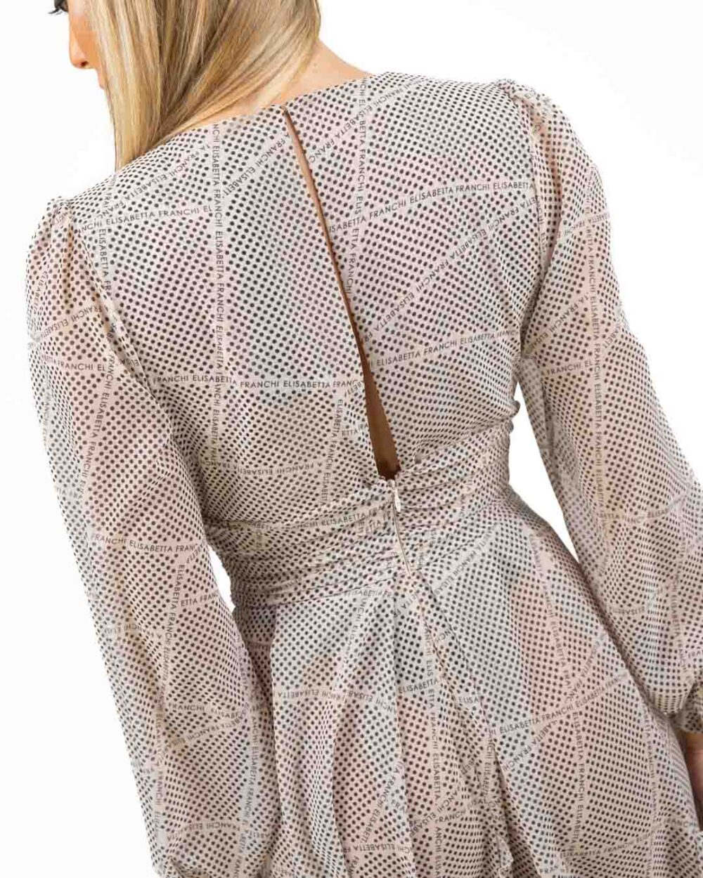 Elisabetta Franchi - Abito da Sera in Georgette - immagine 7
