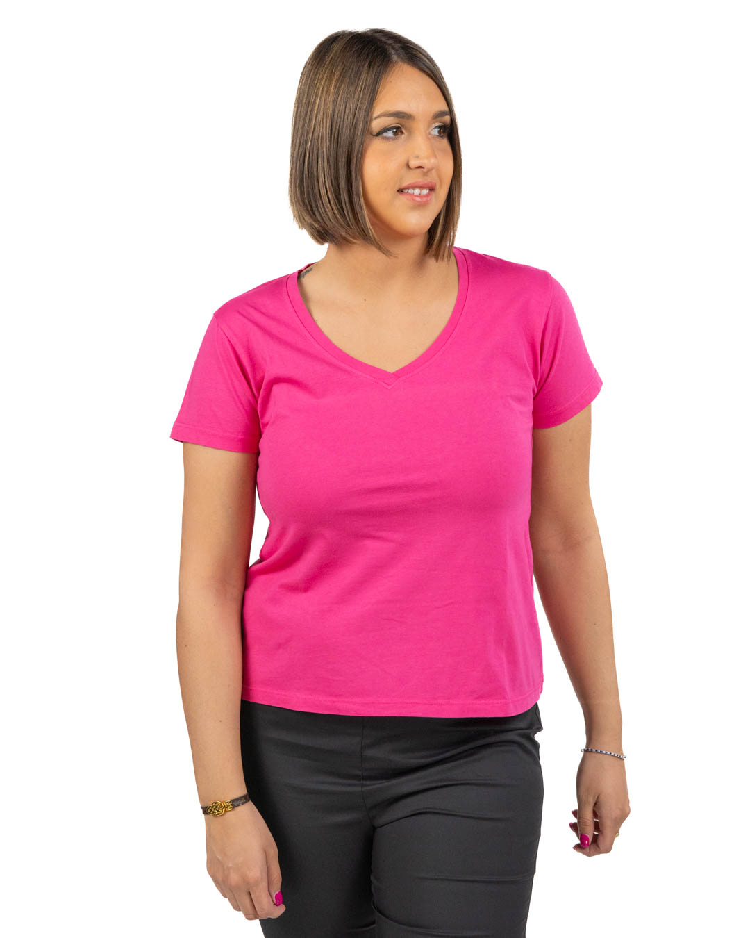 ROY ROGER'S - T-shirt Fuxia