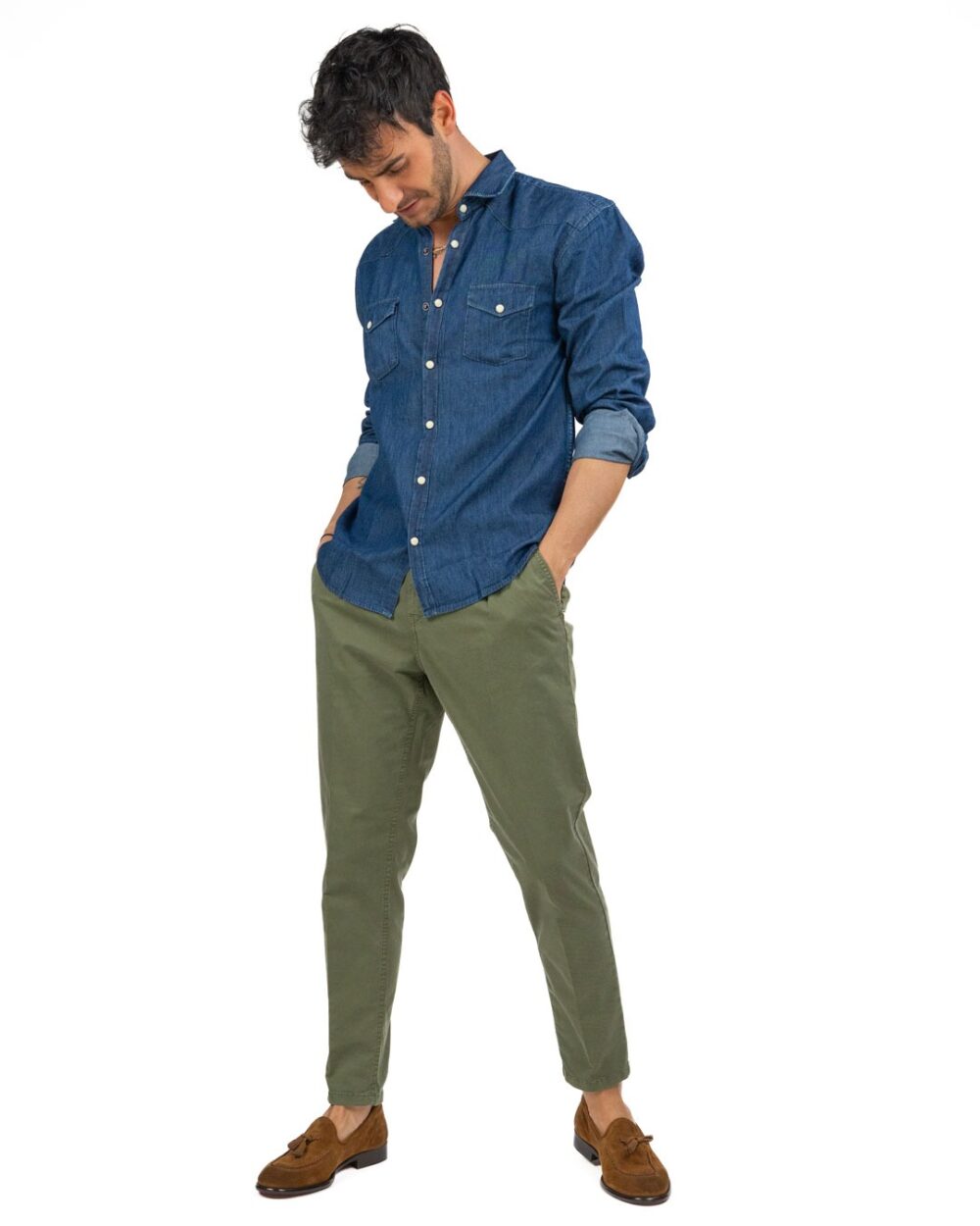 OVER/D - Camicia in Jeans - immagine 4