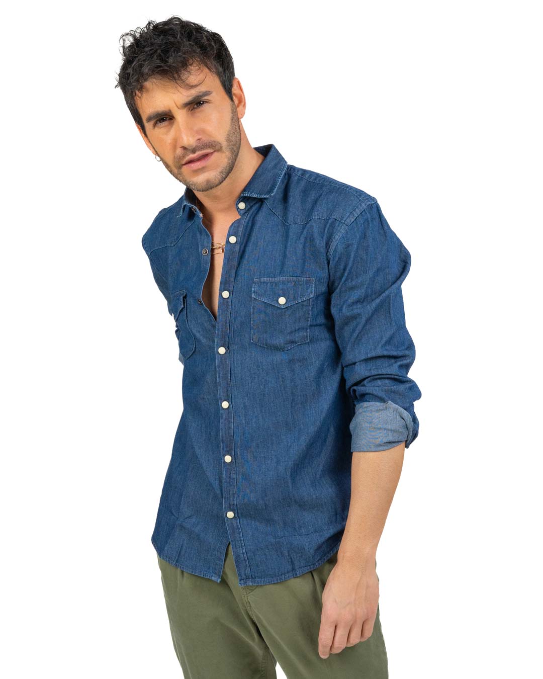 OVER/D - Camicia in Jeans