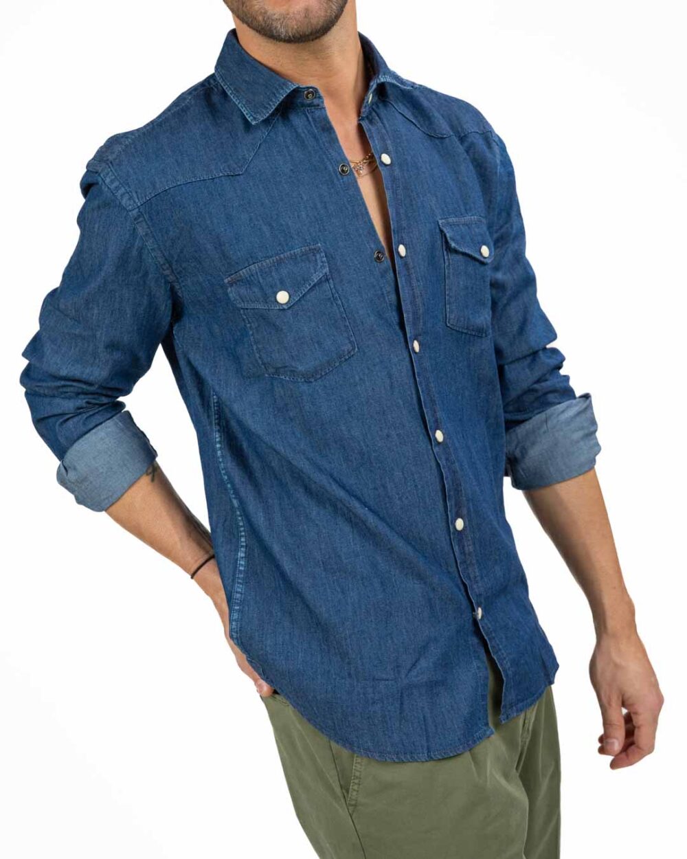 OVER/D - Camicia in Jeans - immagine 2