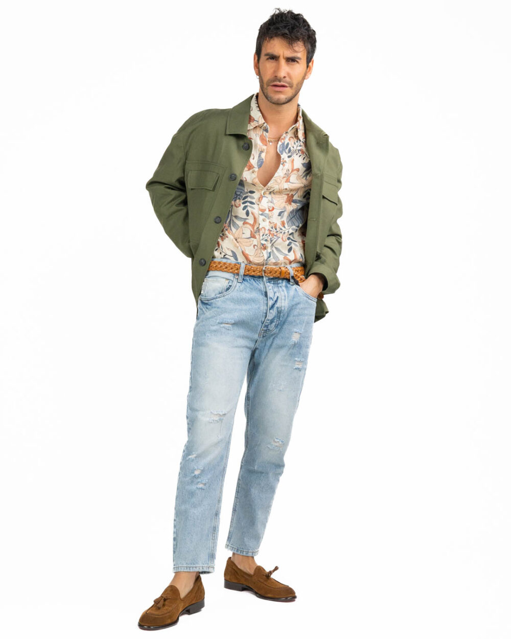 BERNA - Jeans con Rotture - immagine 3