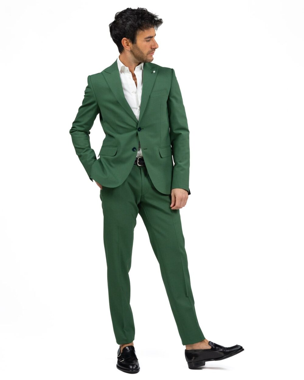 ADRIANO LANGELLA - Abito Verde Prato - immagine 3