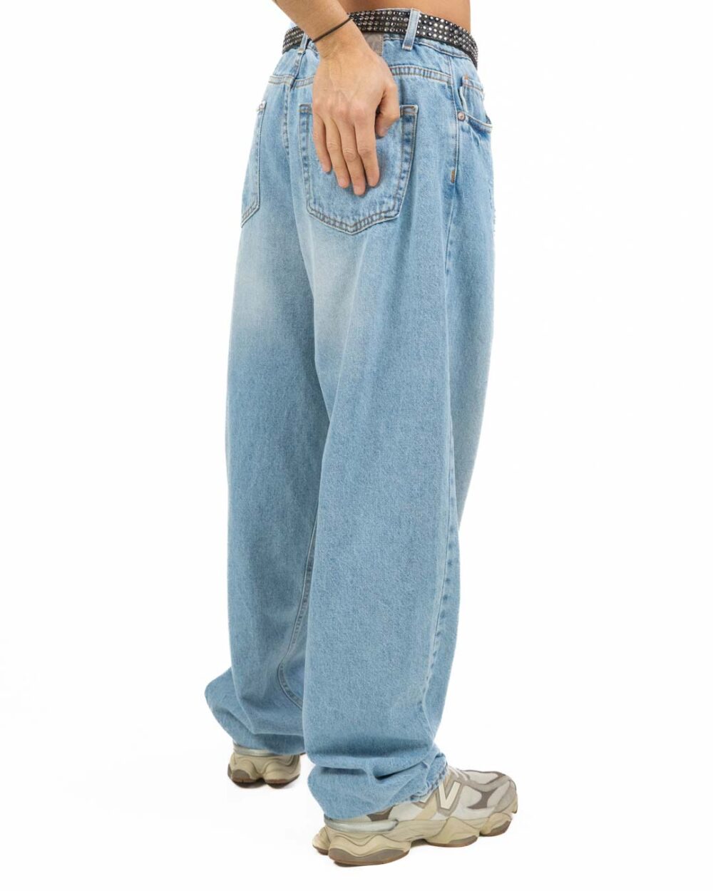 BERNA - Jeans straight destroyed - immagine 3