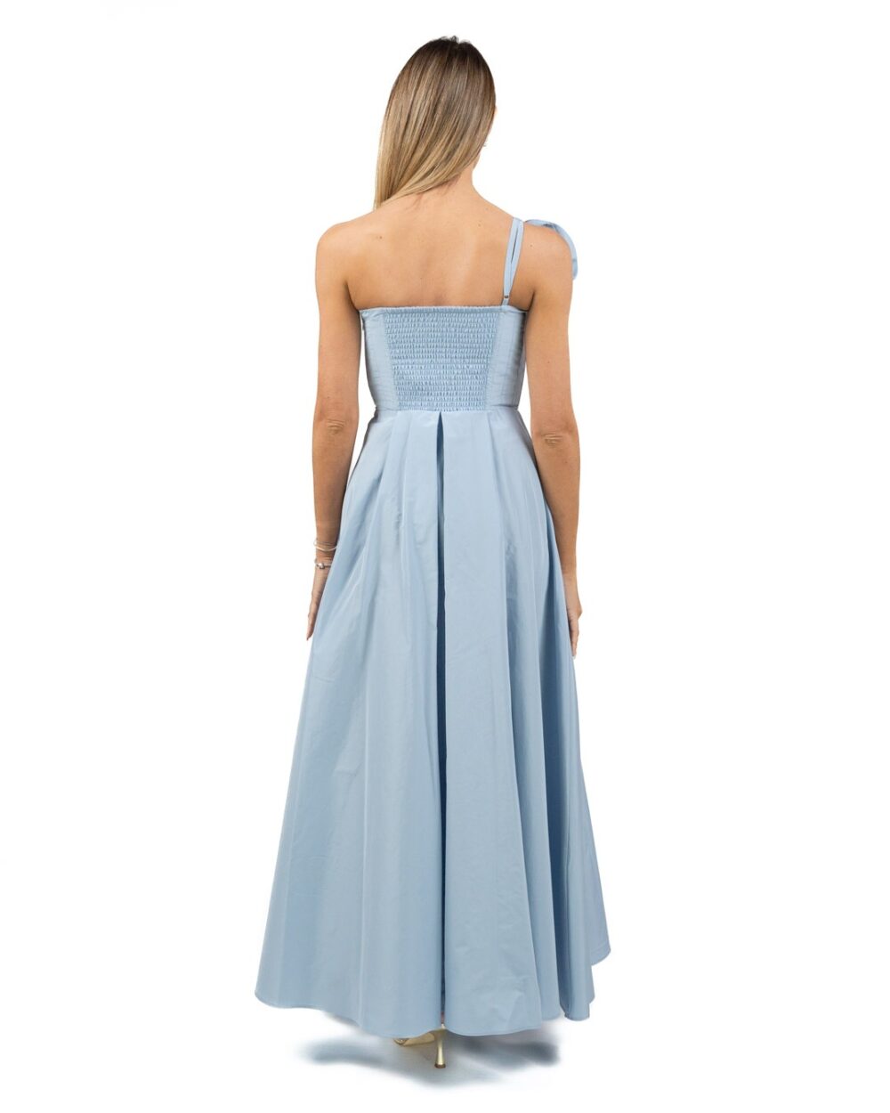 Marella  - abito taffetta azzurro - immagine 2