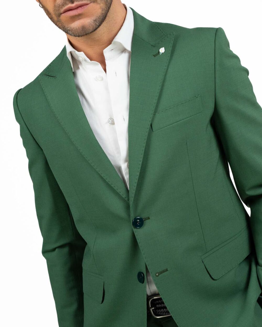 ADRIANO LANGELLA - Abito Verde Prato - immagine 4