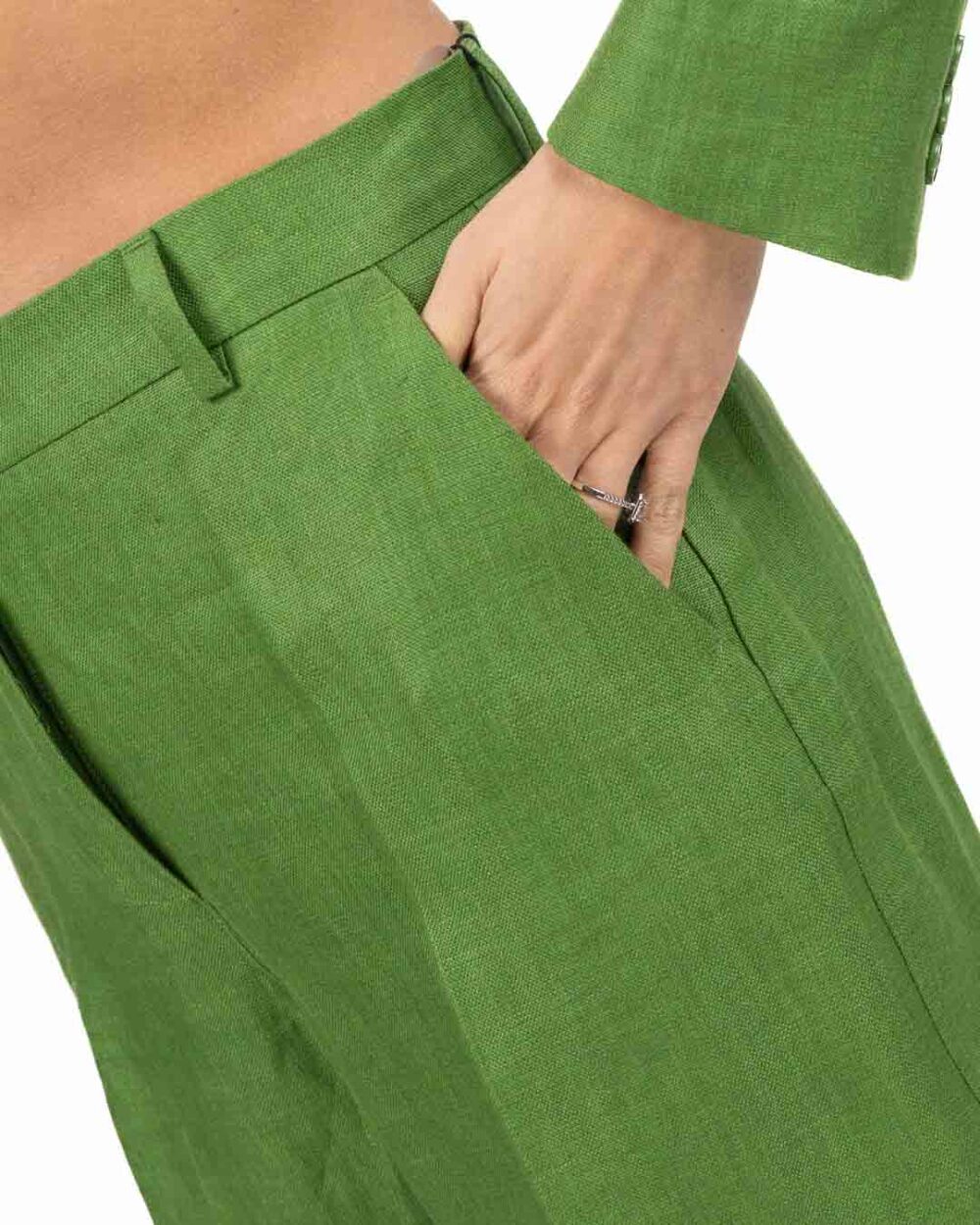 Weekend Max Mara - pantaloni verdi - immagine 4