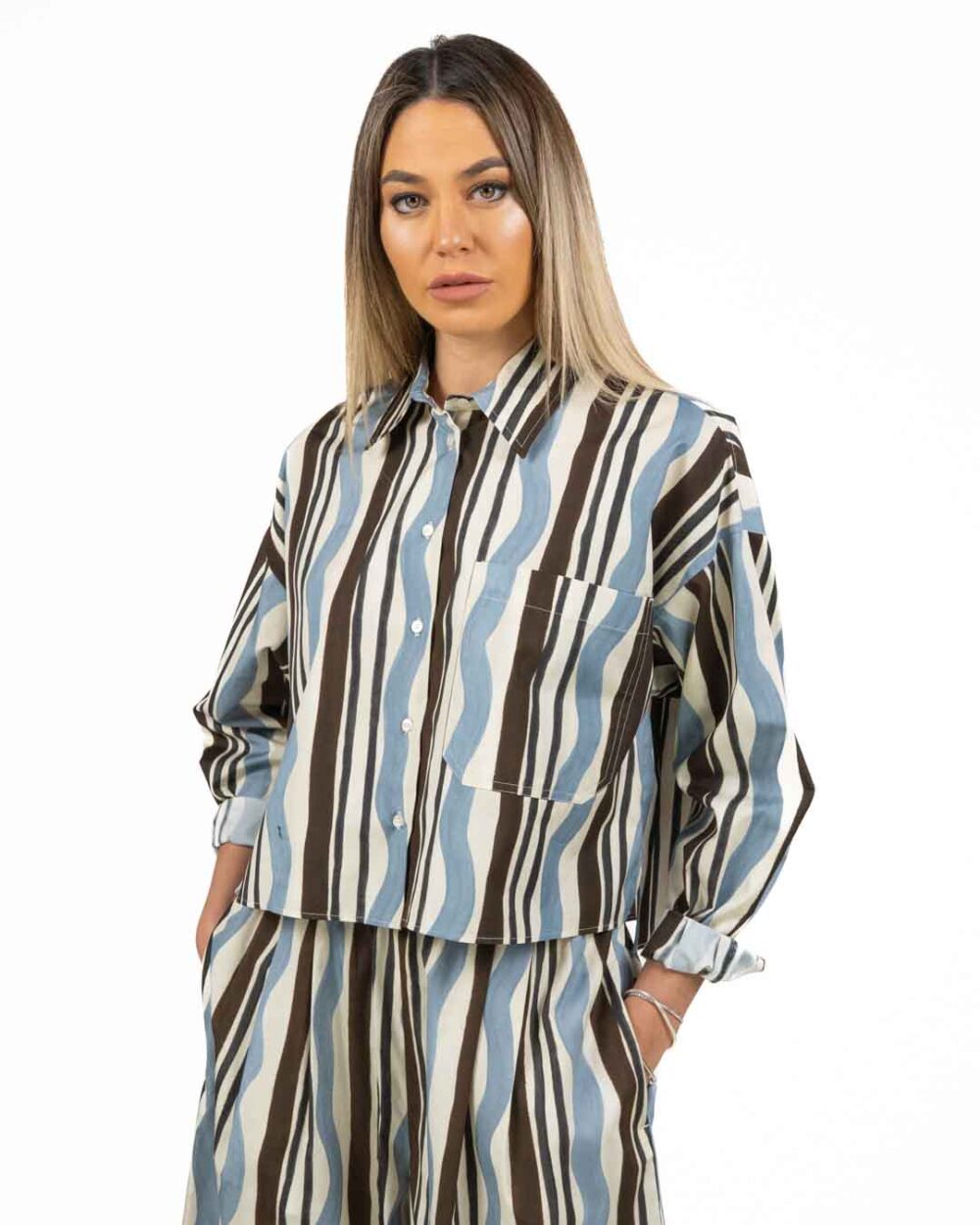 Weekend Max Mara - camicia popeline in fantasia - immagine 2