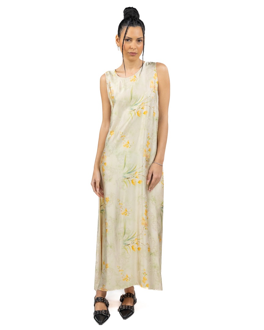 WU SIDE -  Abito Smanicato Jacquard