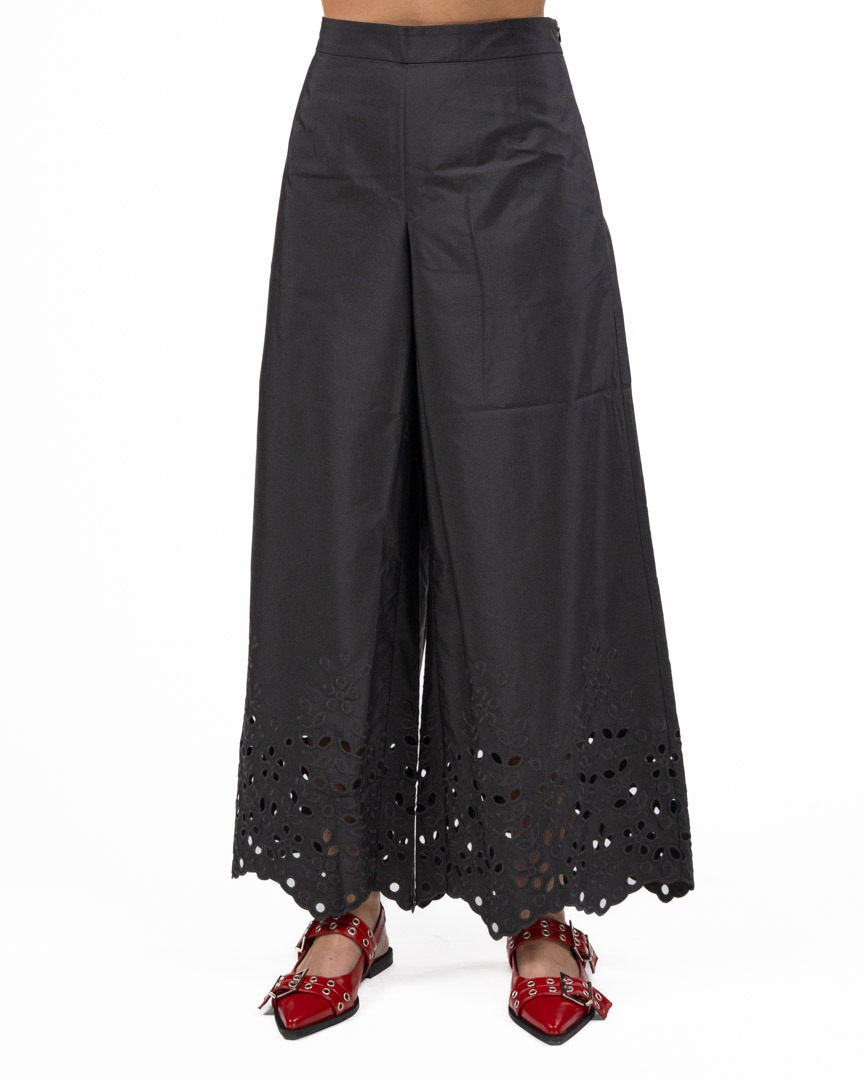 PENNYBLACK - Pantalone Lungo Taffeta Nero
