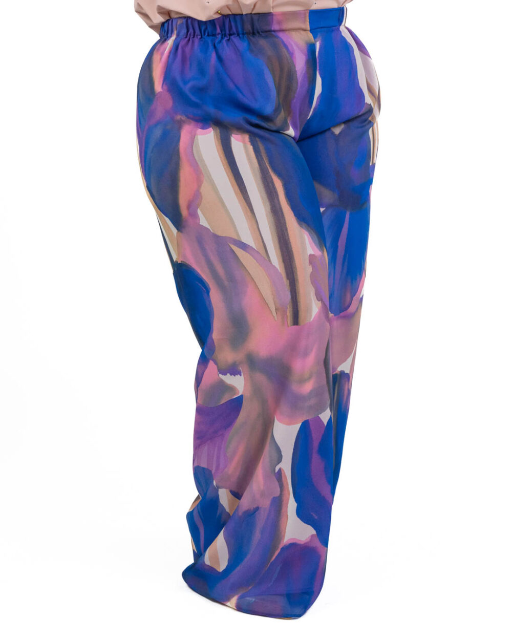 PERSONA - Pantalone Georgette Viola - immagine 2