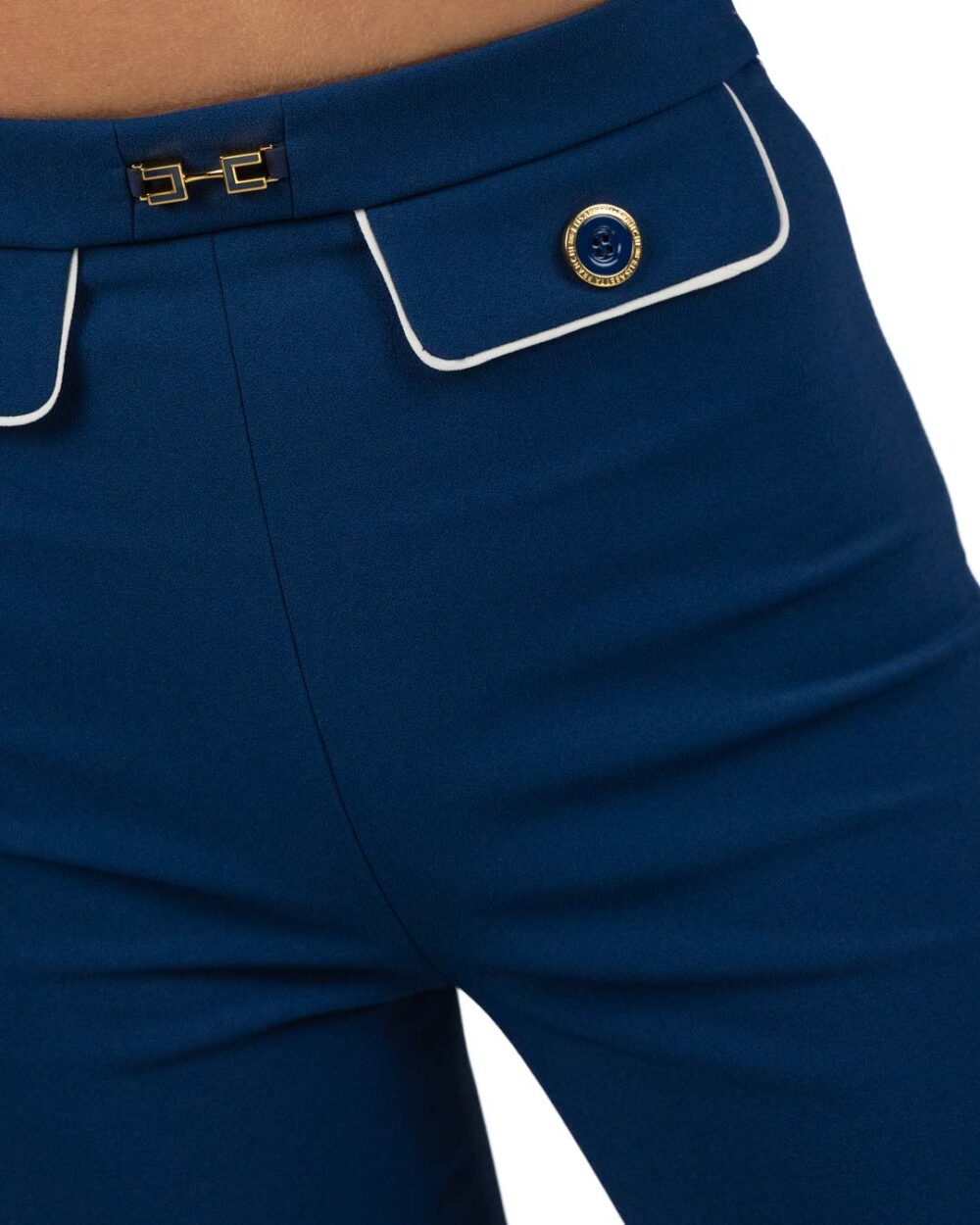 Elisabetta Franchi - Pantaloni blu - immagine 4