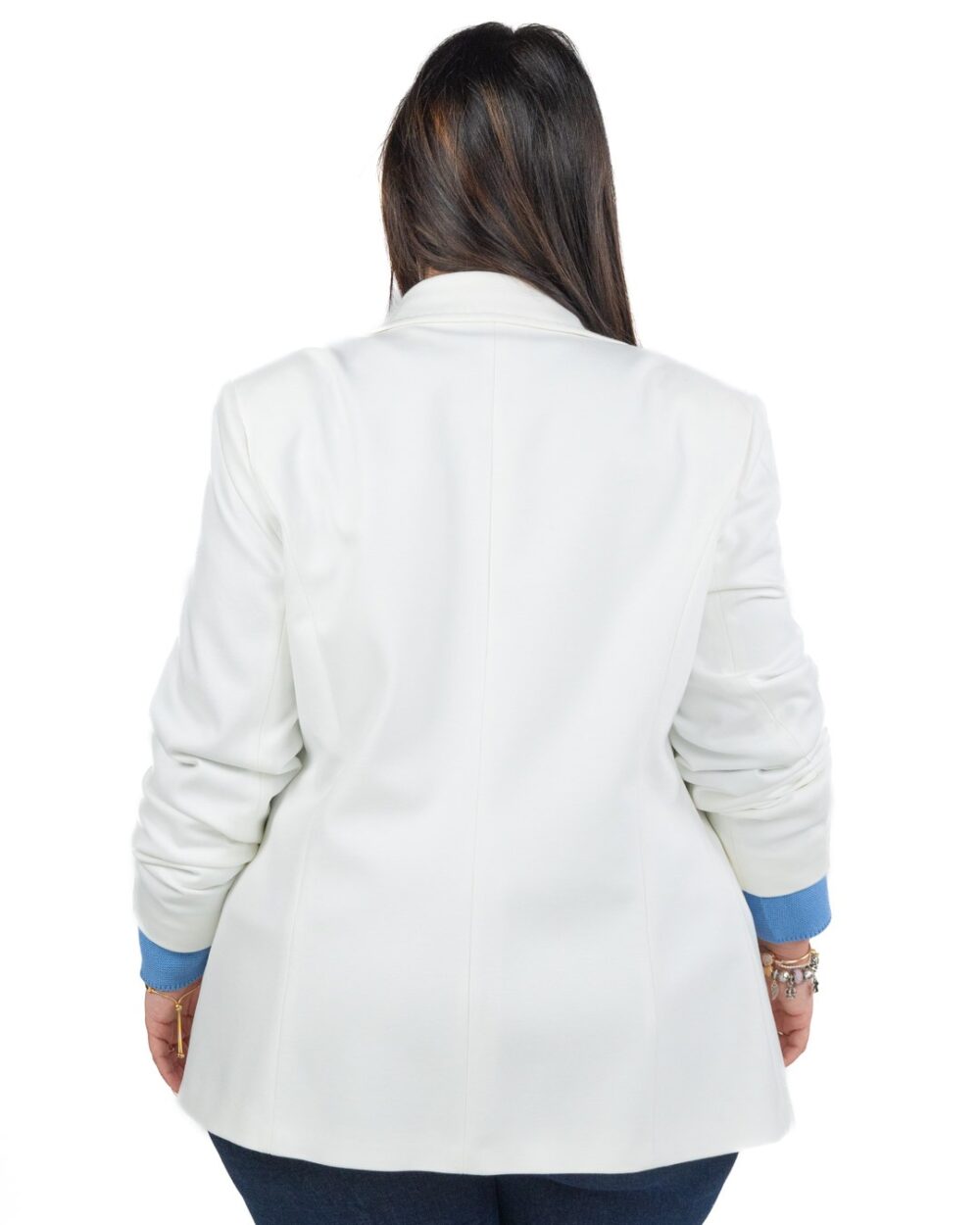 PERSONA - Giacca in Jersey Bianco - immagine 4