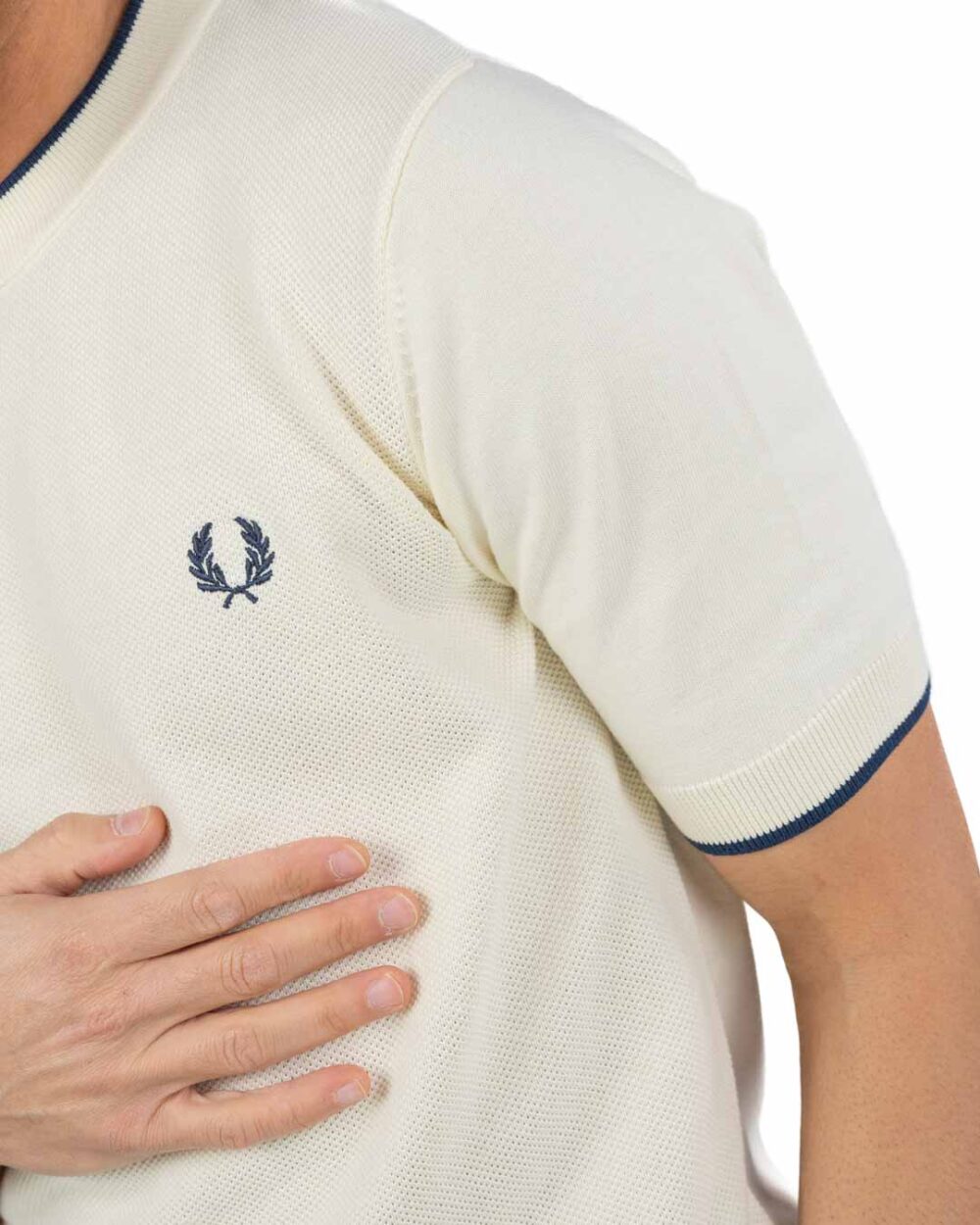 Fred Perry - Maglia Ecru - immagine 3