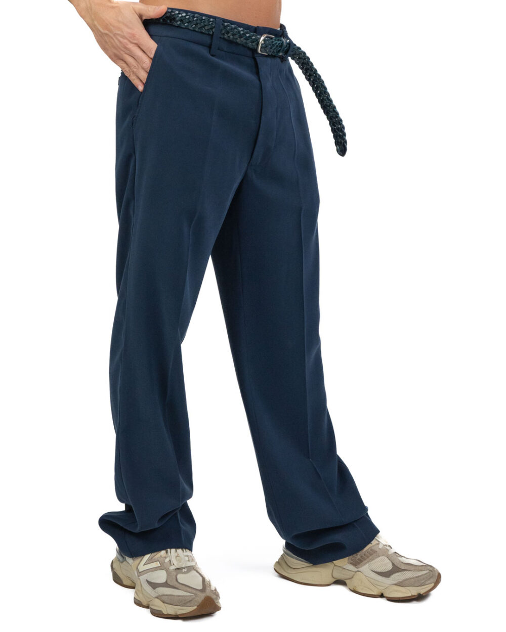 PATRIZIA PEPE - Pantalone Blu Over - immagine 2