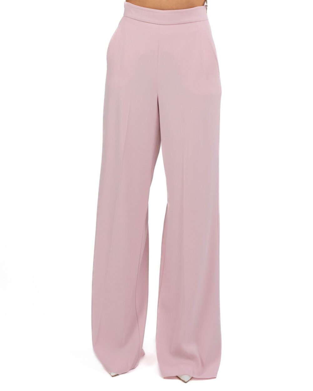 MARELLA - Pantalone in Crepe Rosa - immagine 2