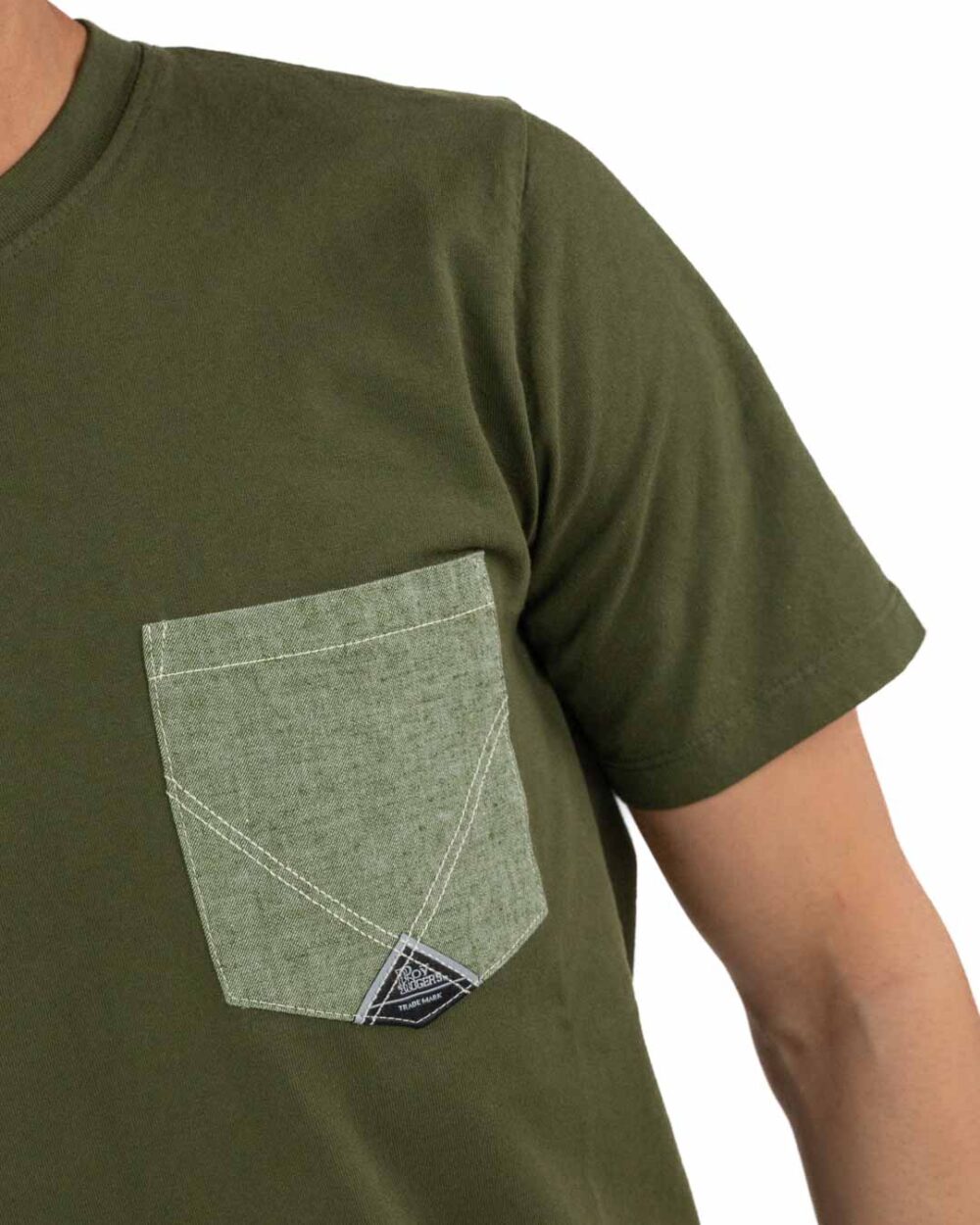 ROY ROGER'S - T-Shirt Verde Militare - immagine 2