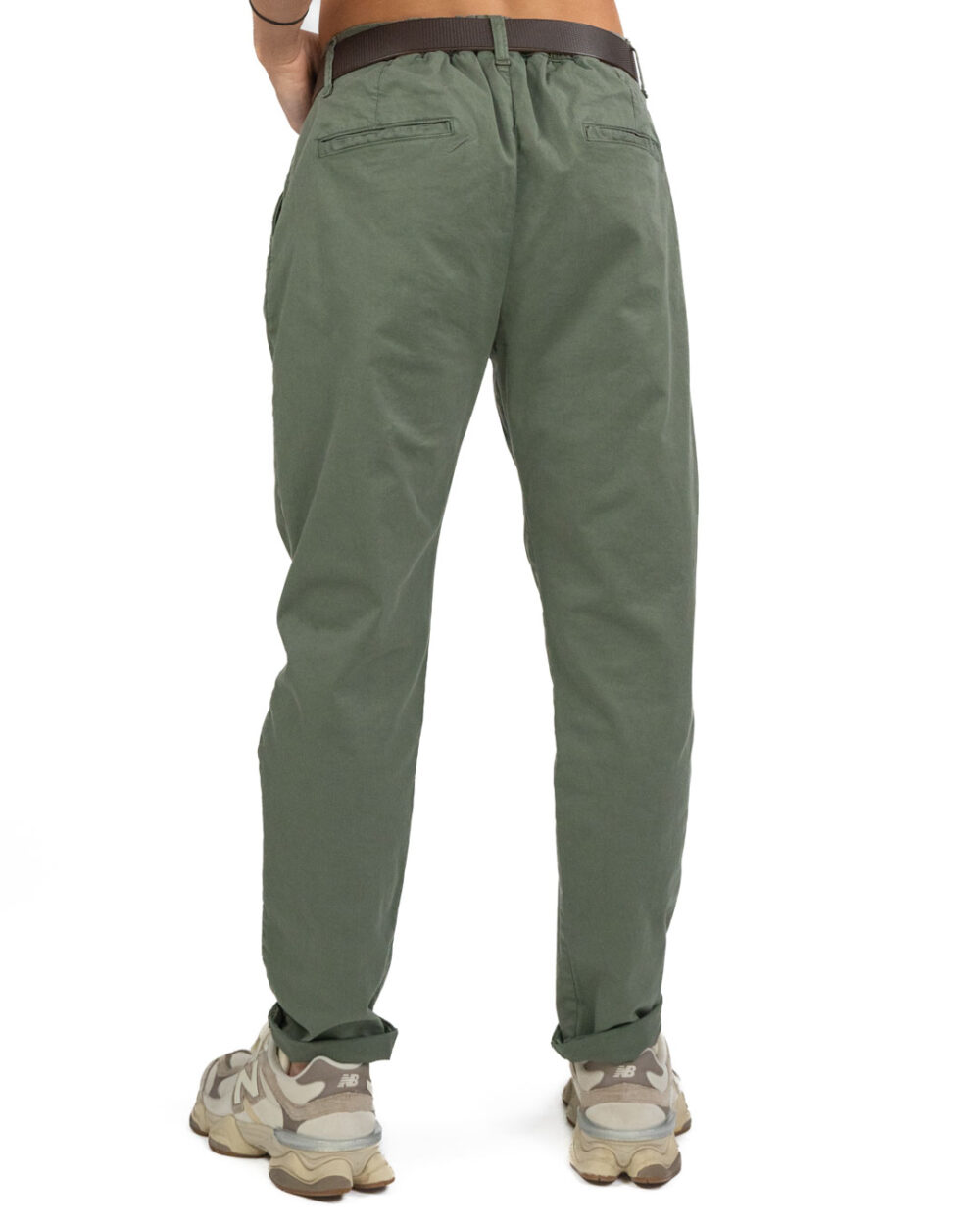 OVER/D - Pantalone Verde con catenina - immagine 4