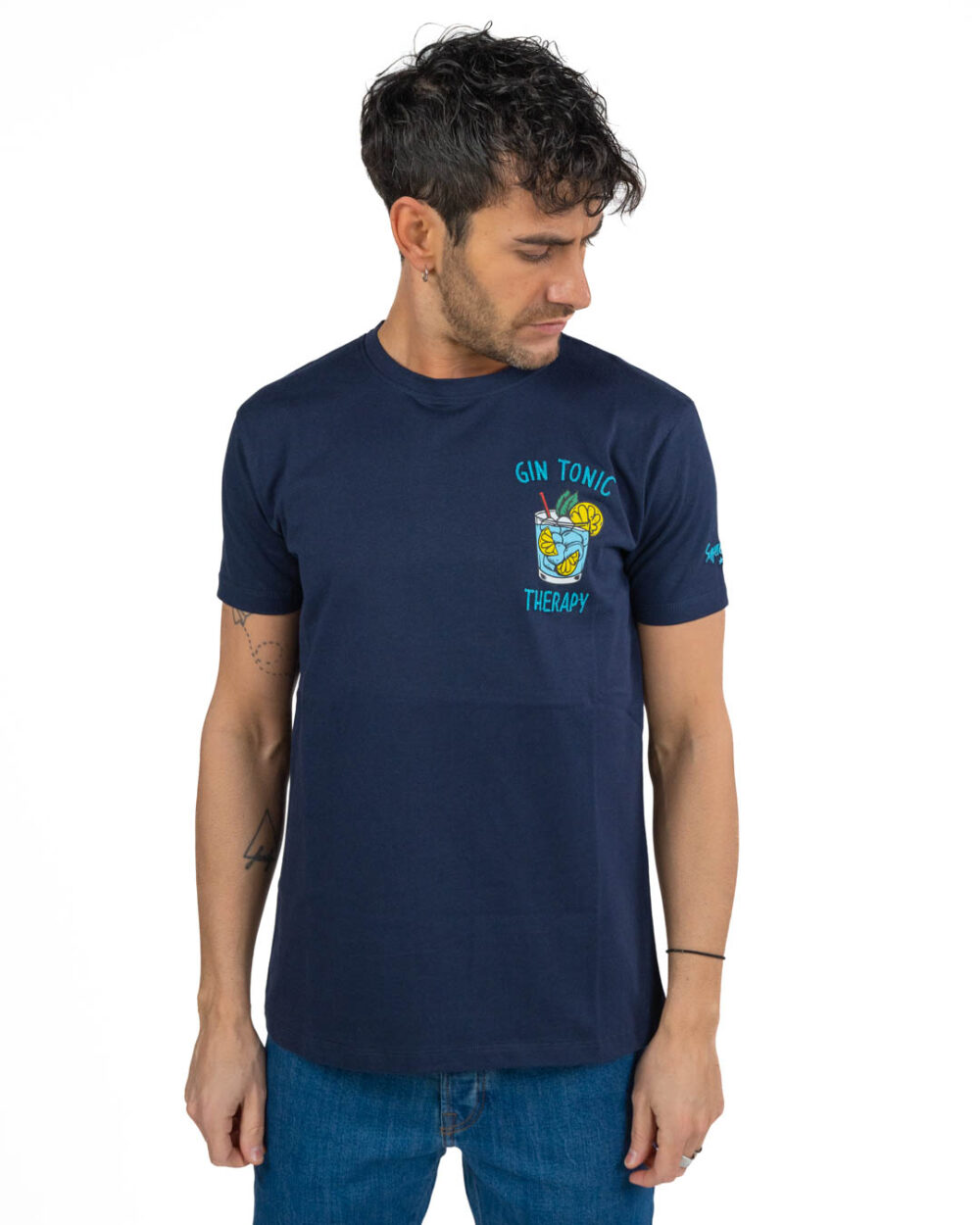 SUPERCULTURE - T-shirt Gin Tonic Therapy - immagine 3