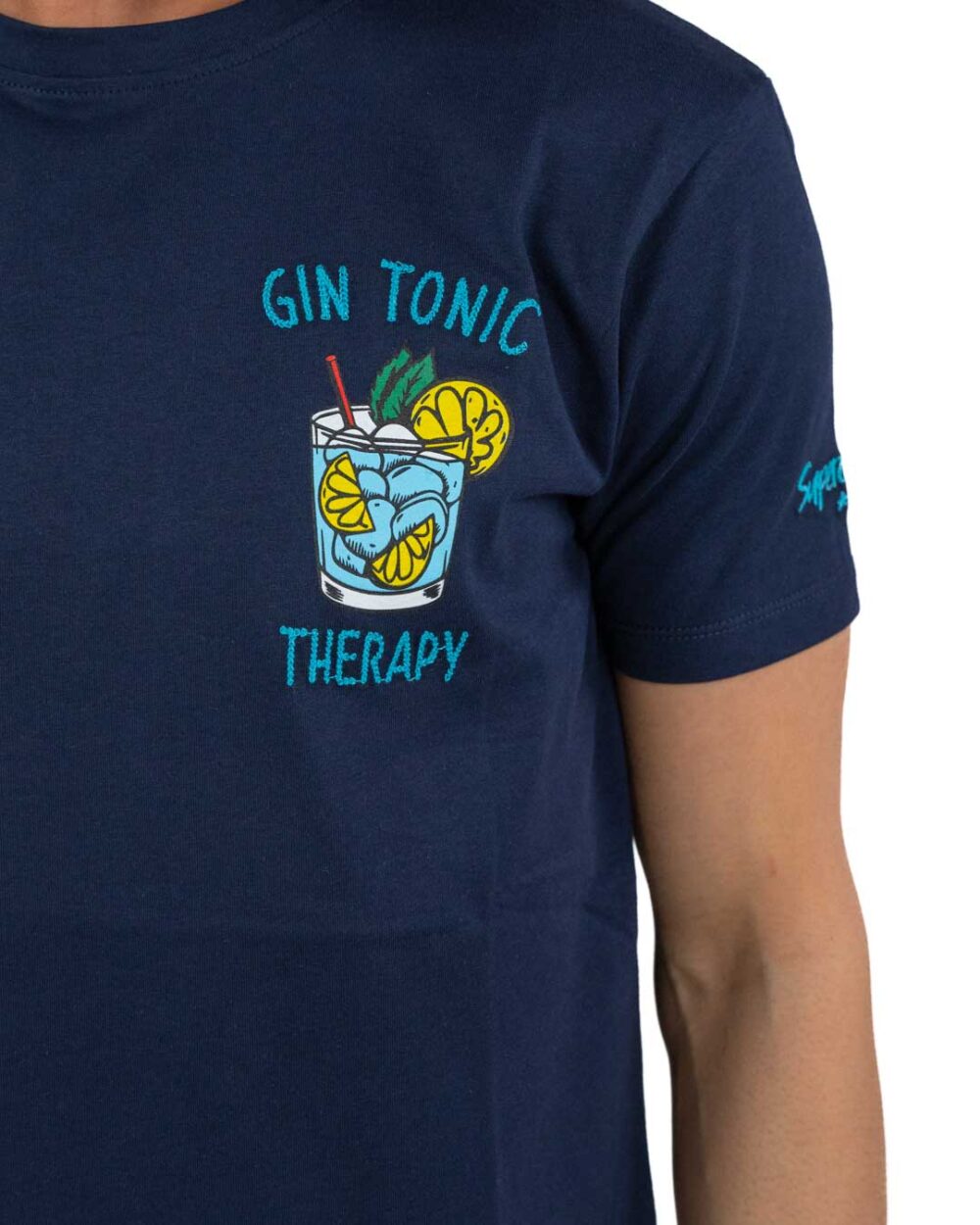 SUPERCULTURE - T-shirt Gin Tonic Therapy - immagine 2