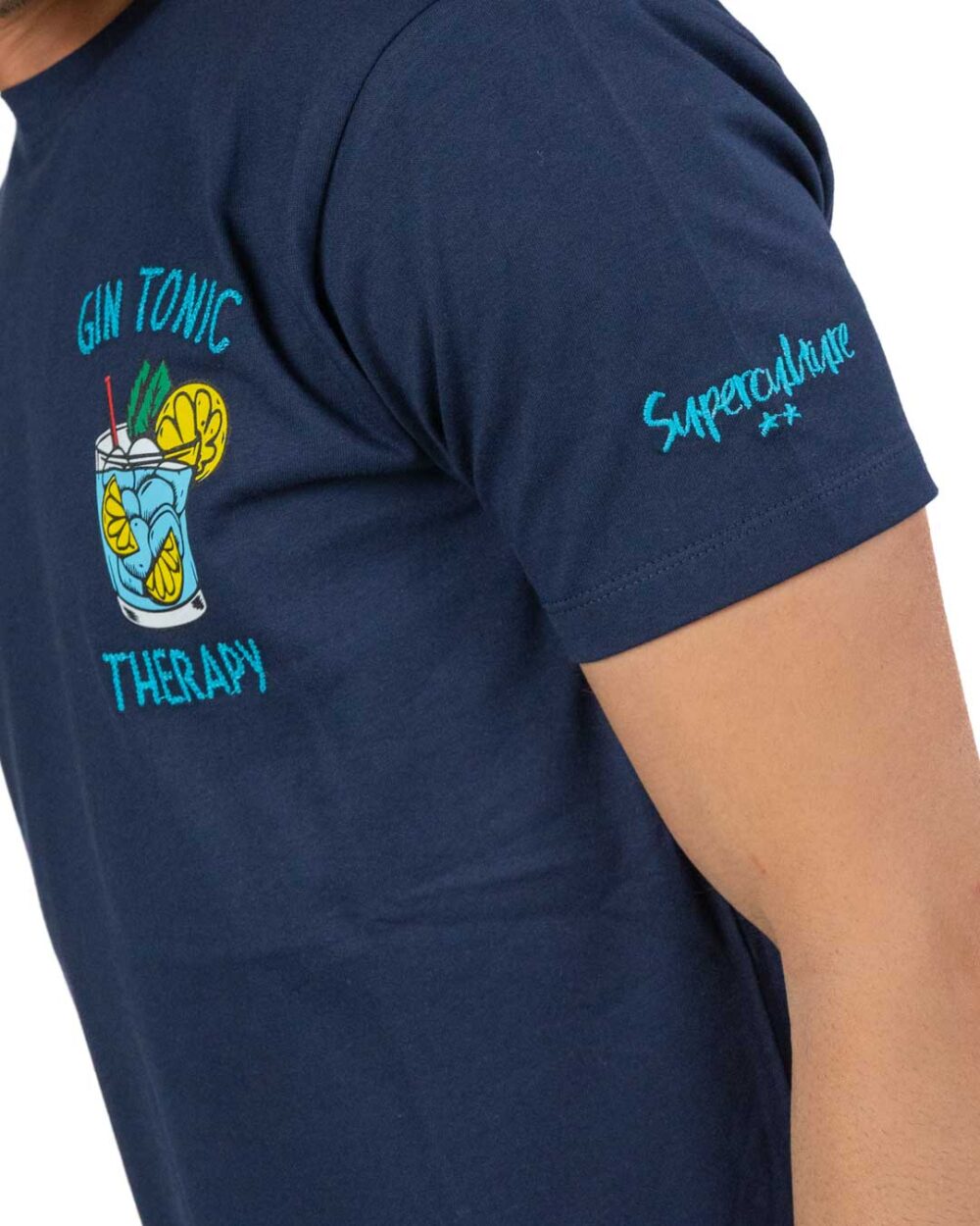SUPERCULTURE - T-shirt Gin Tonic Therapy - immagine 4