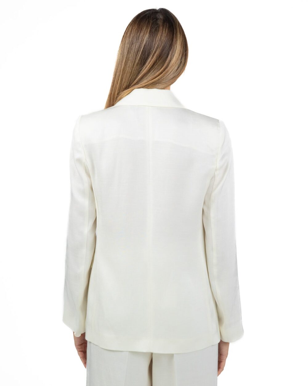 EMME MARELLA - Giacca in twill tinta burro - immagine 4