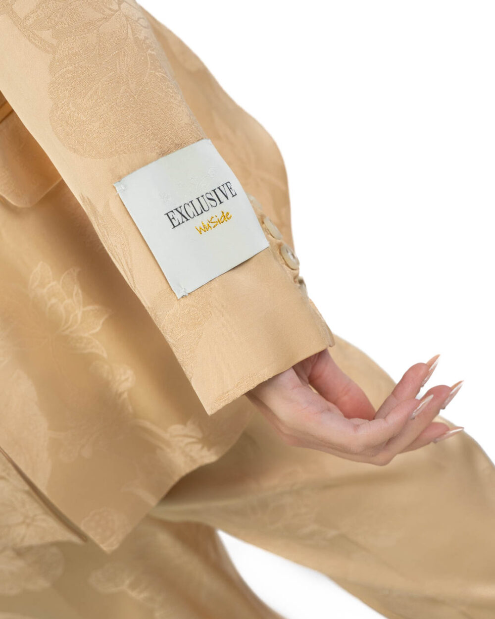 Wu Side - Giacca Jacquard Oro - immagine 4