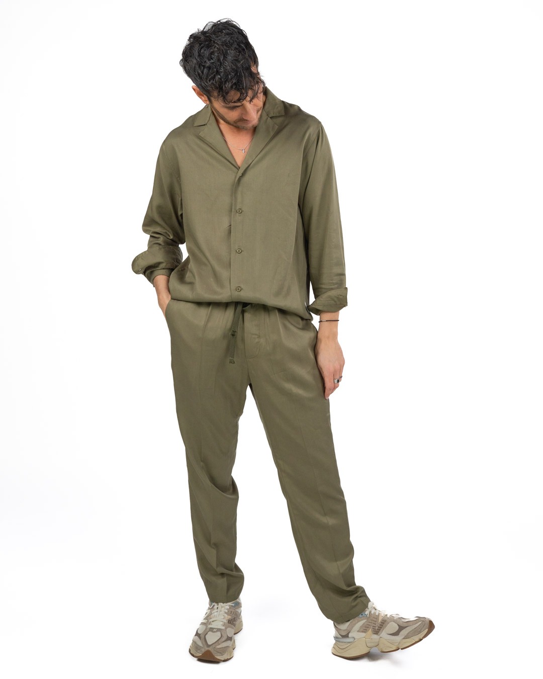 BERNA - Camicia Verde