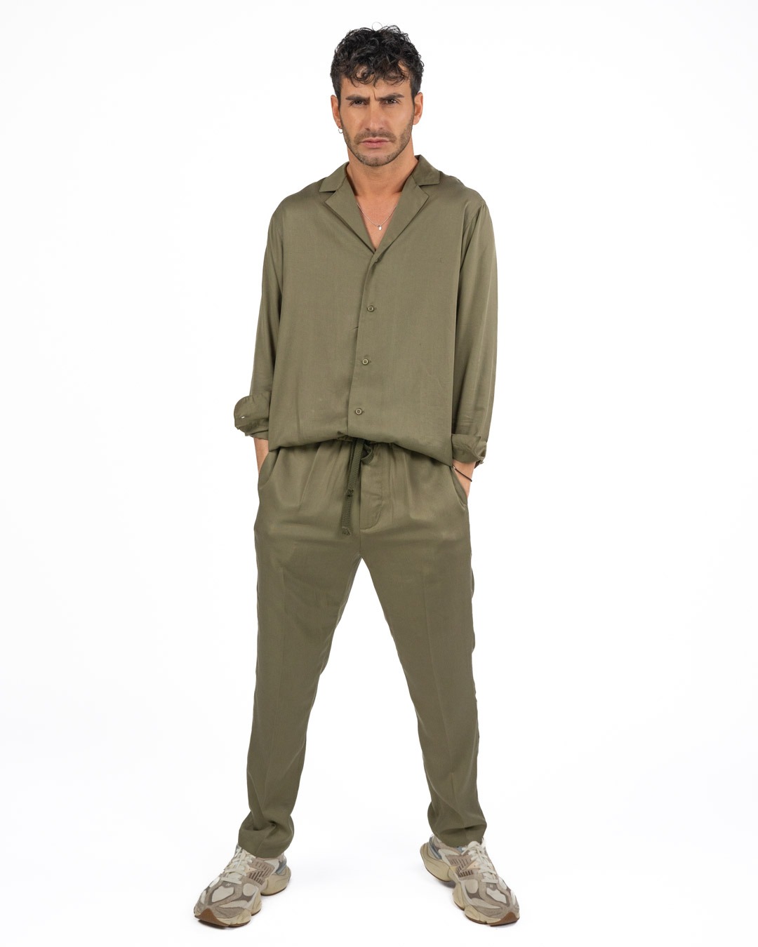 BERNA - Pantalone Verde