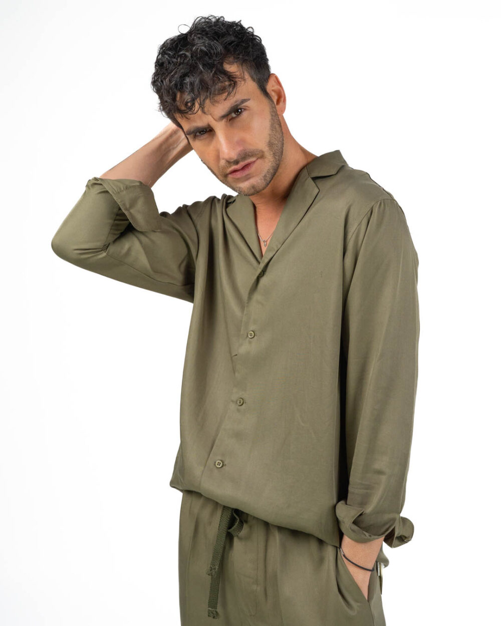 BERNA - Camicia Verde - immagine 2