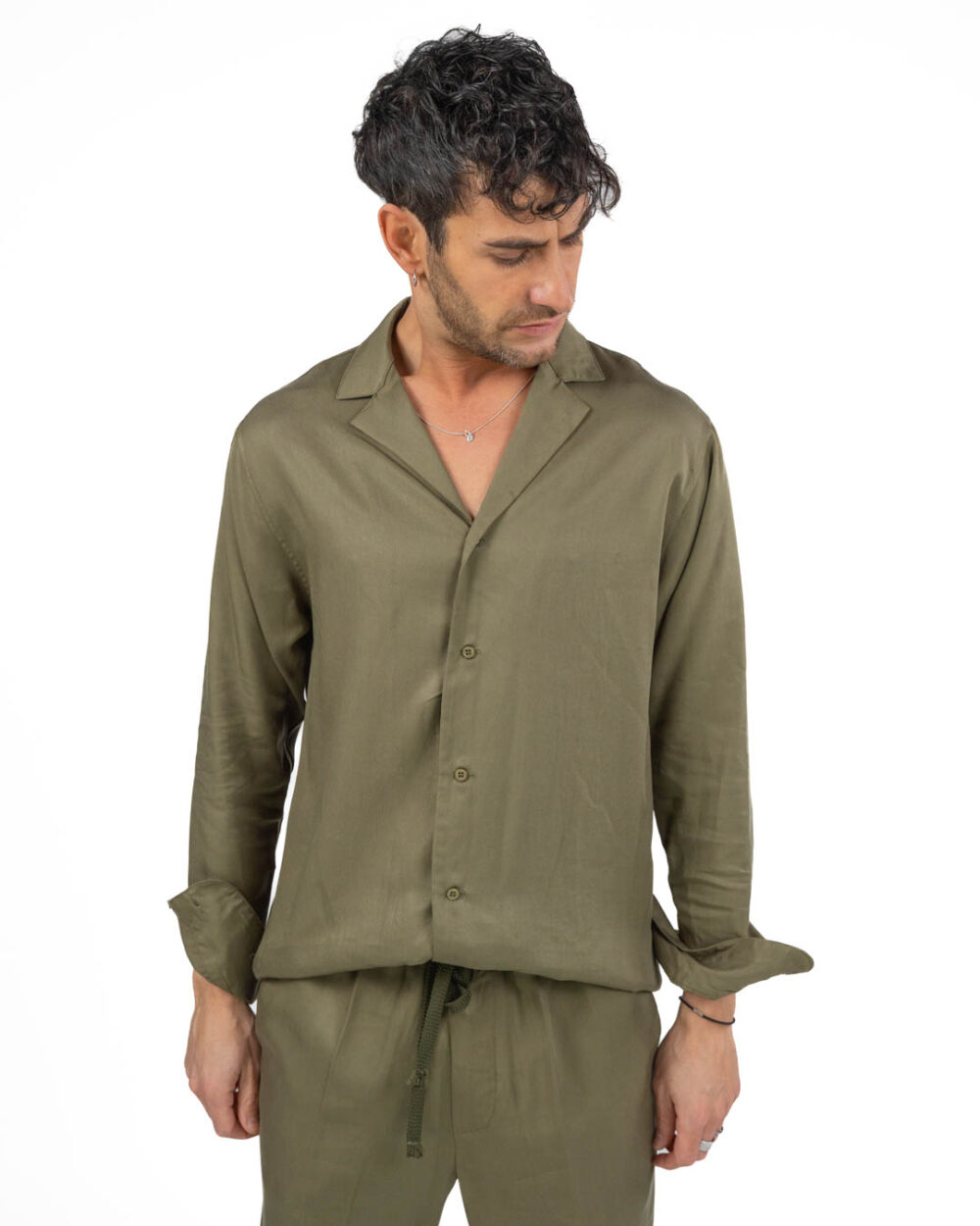 BERNA - Camicia Verde - immagine 3