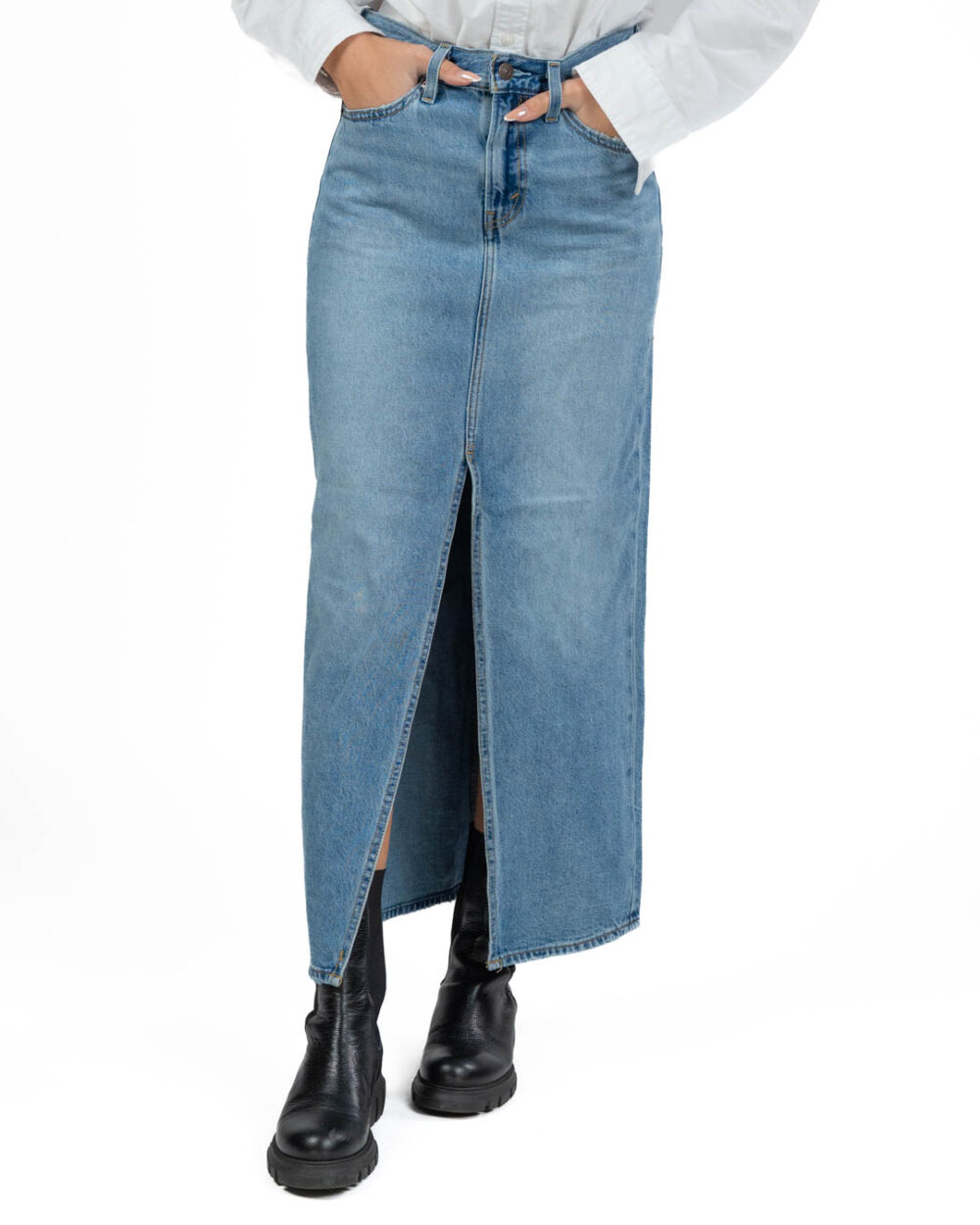 LEVI'S - Gonna Lunga Jeans - immagine 2