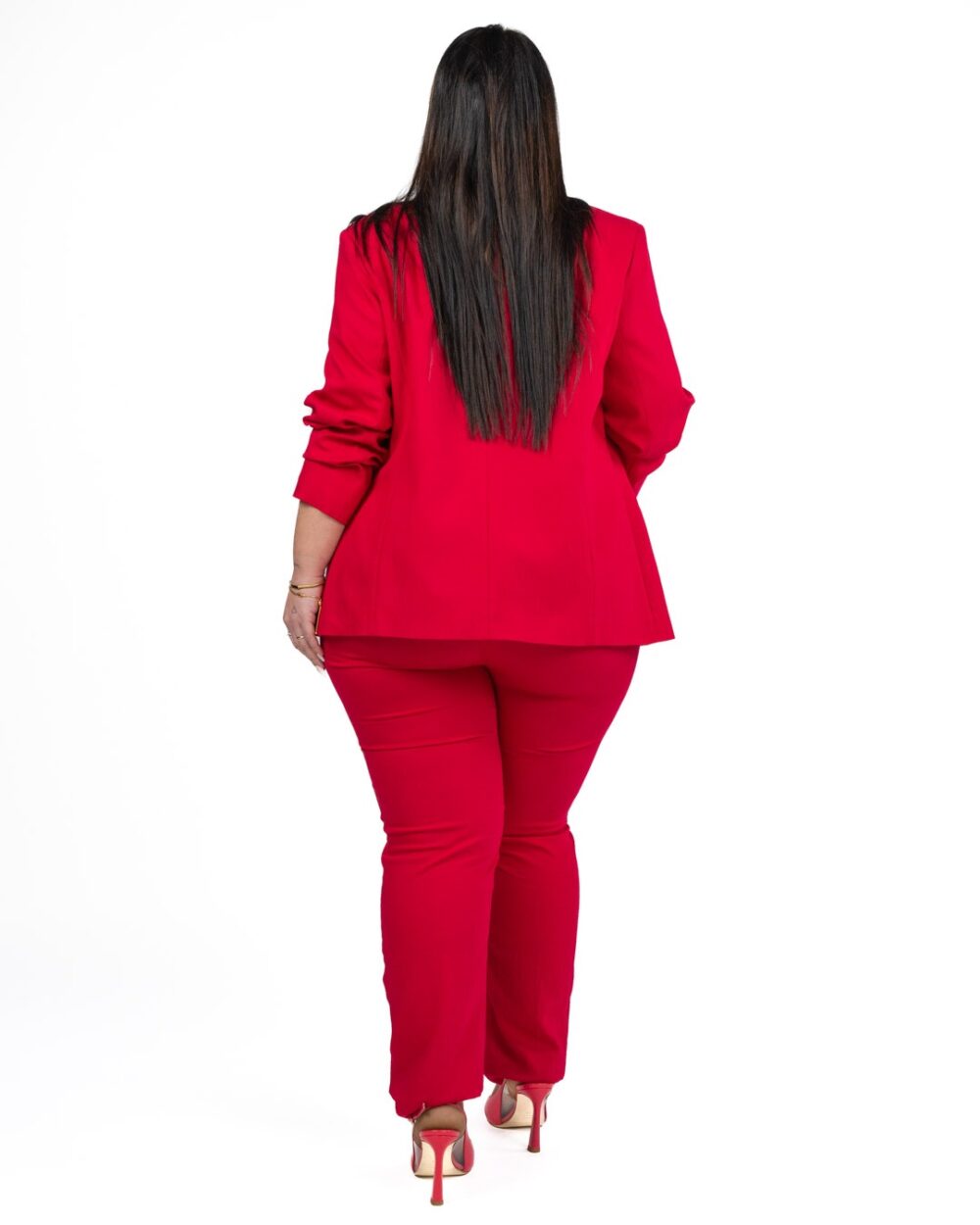 PERSONA - Pantalone Viscosa Rosso - immagine 2