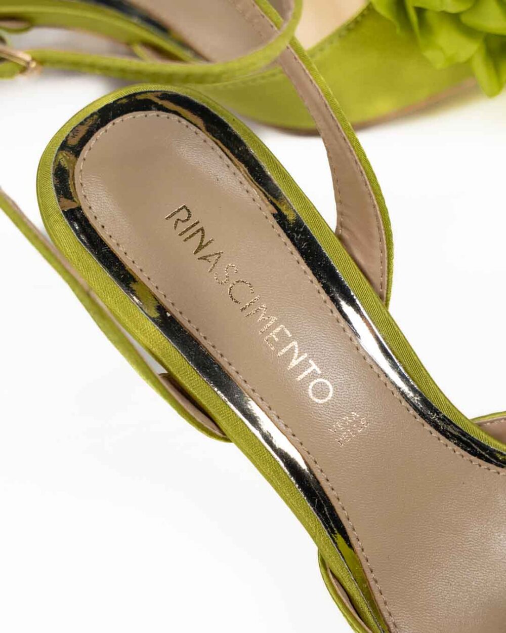 RINASCIMENTO - Decolletè con Fiore Lime - immagine 3