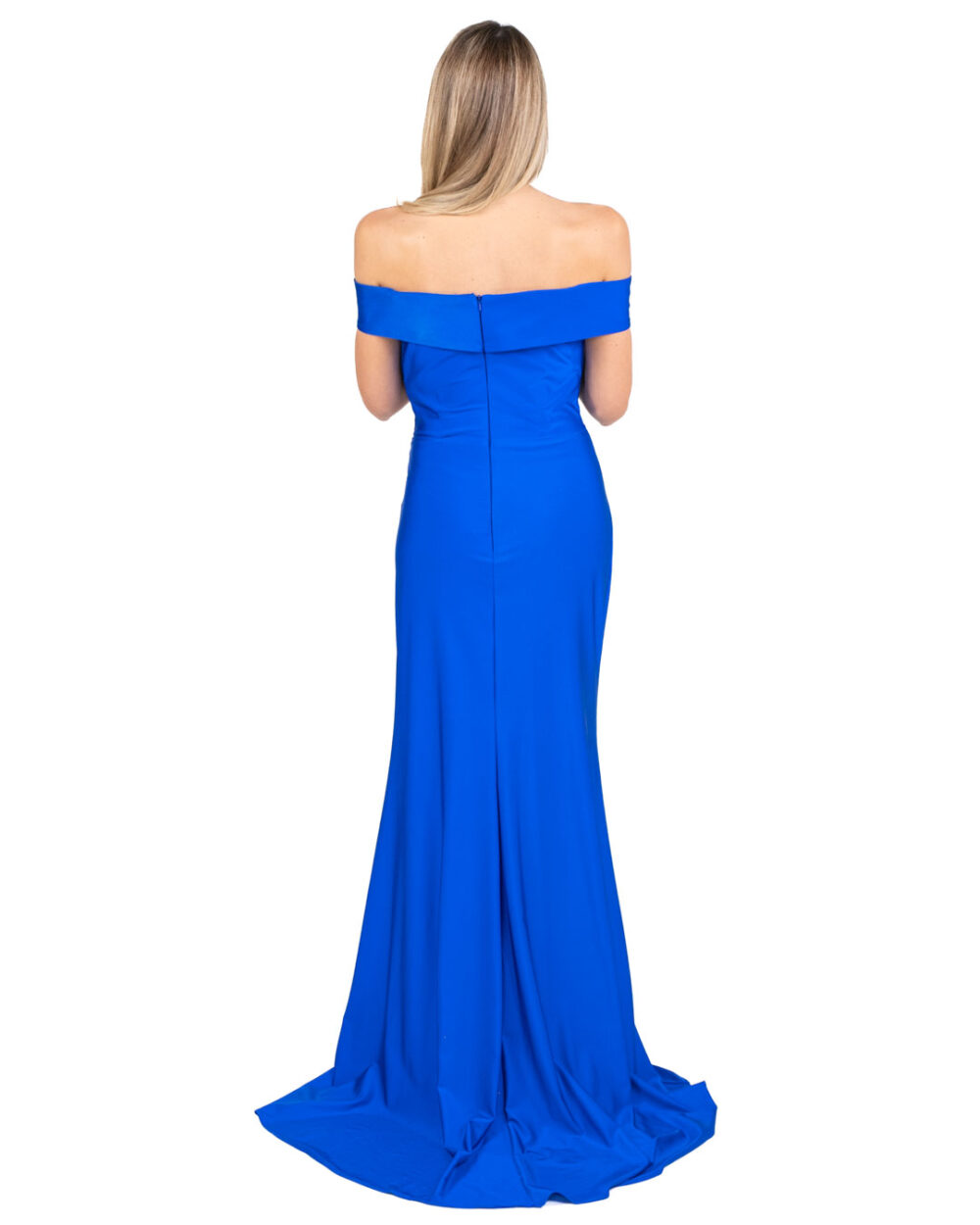 Berti Mode Collection - Abito lungo blu royal - immagine 2