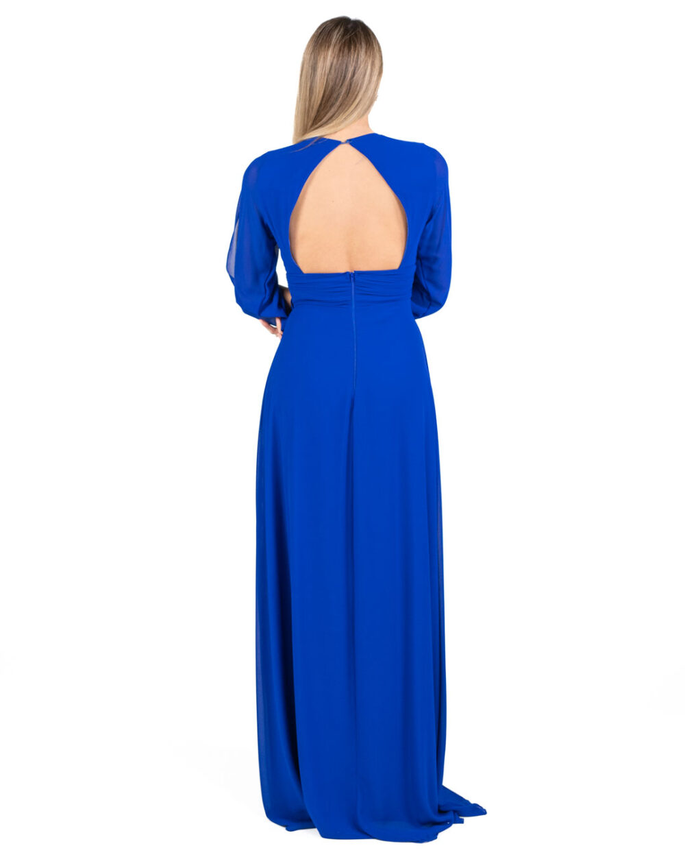 Berti Mode Collection - Abito lungo blu elettrico - immagine 3