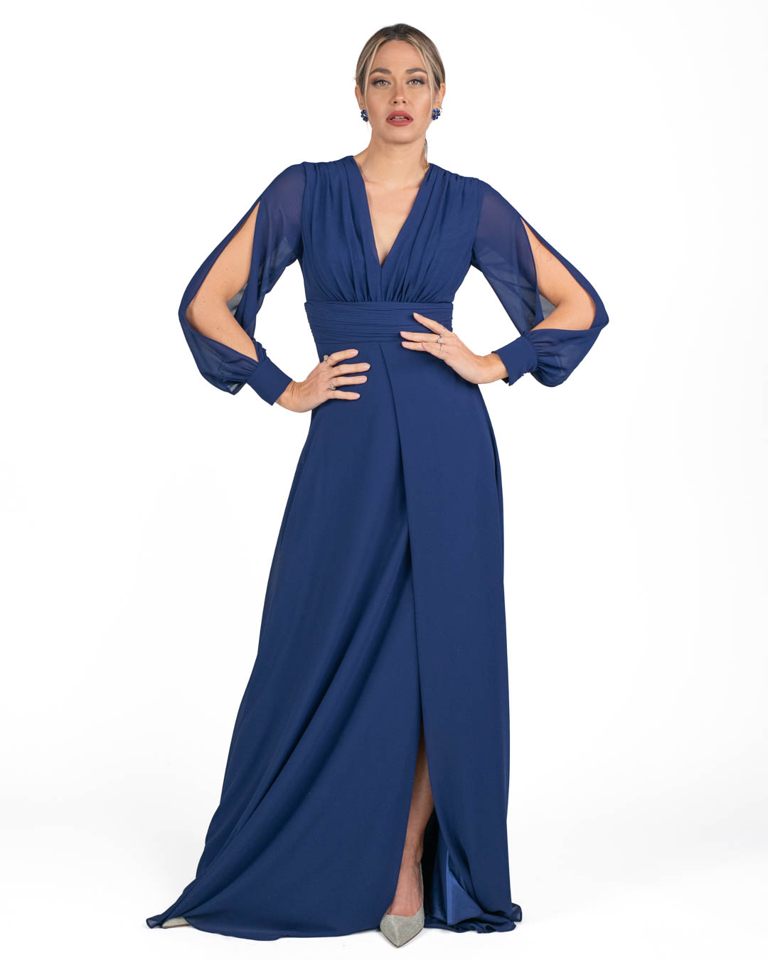 Berti Mode Collection - Abito lungo blu notte