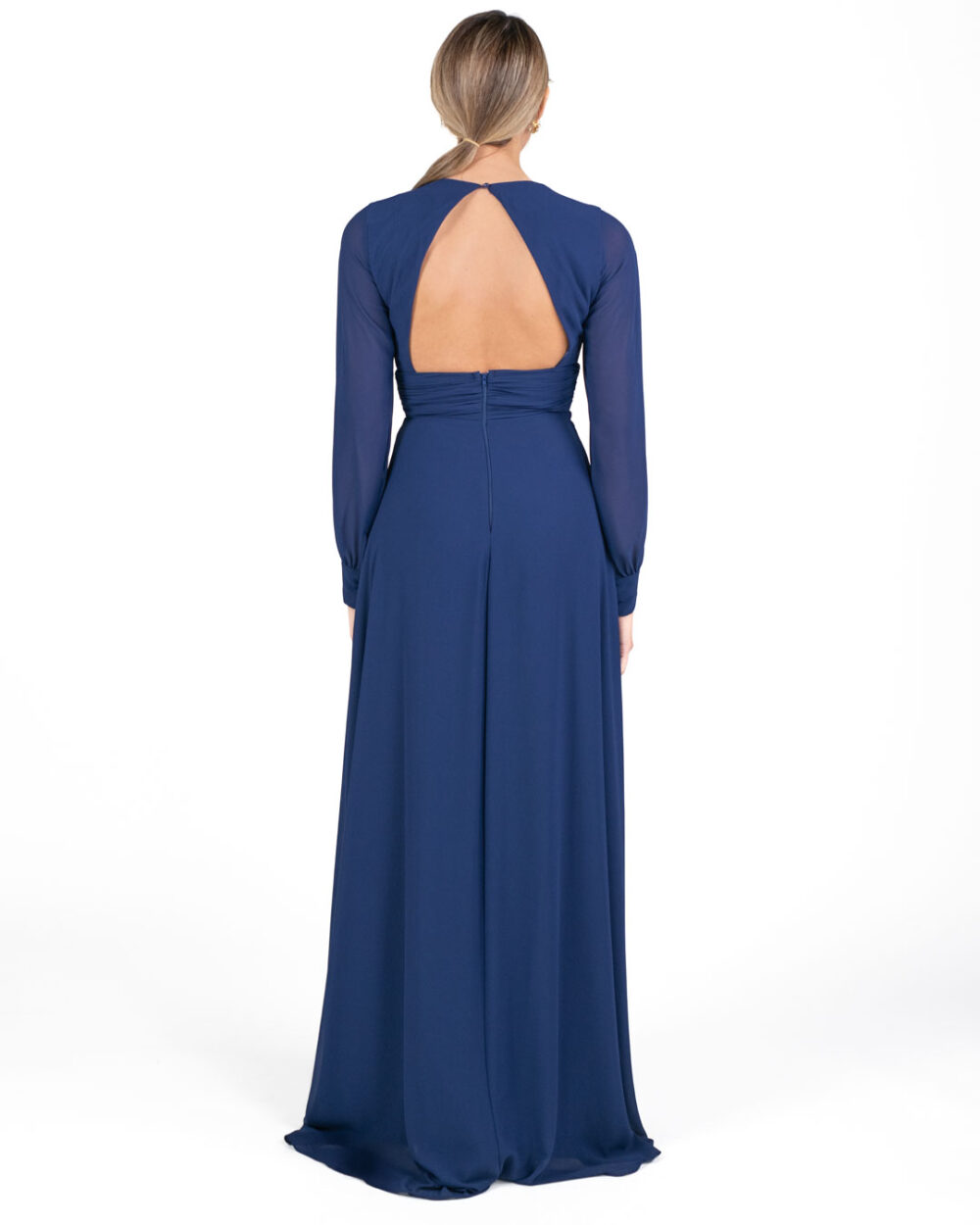 Berti Mode Collection - Abito lungo blu notte - immagine 2