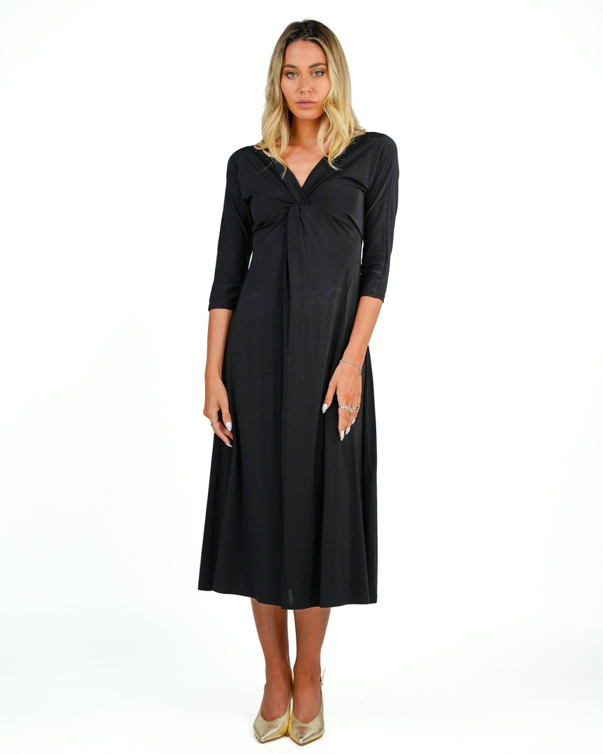 Weekend MaxMara - Abito crepe nero