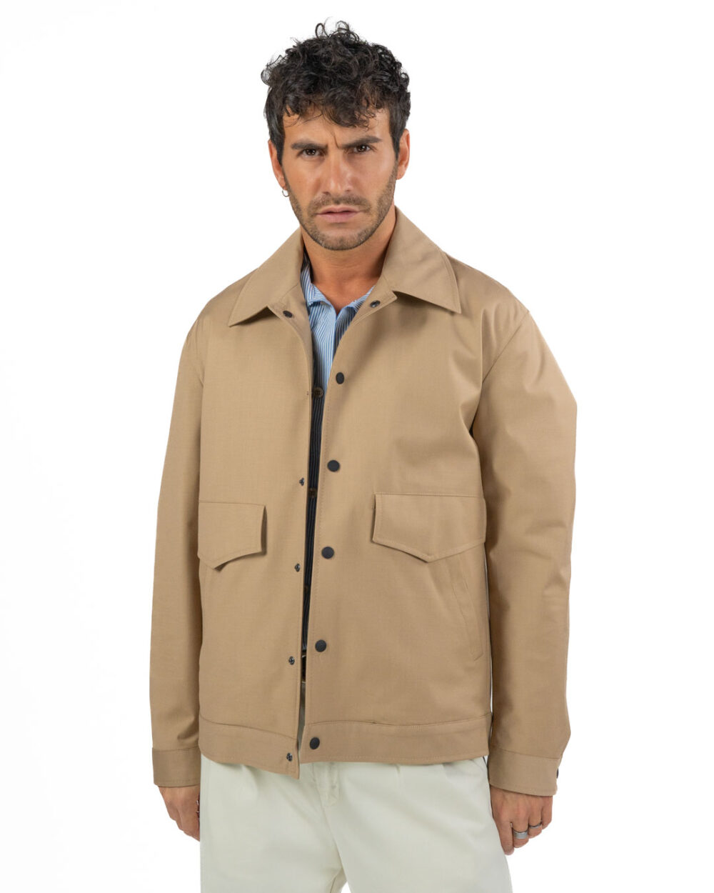 OVER/D - Trench corto Beige - immagine 21