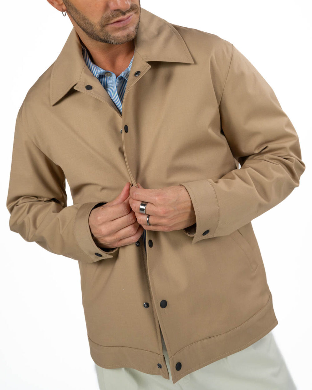 OVER/D - Trench corto Beige - immagine 22