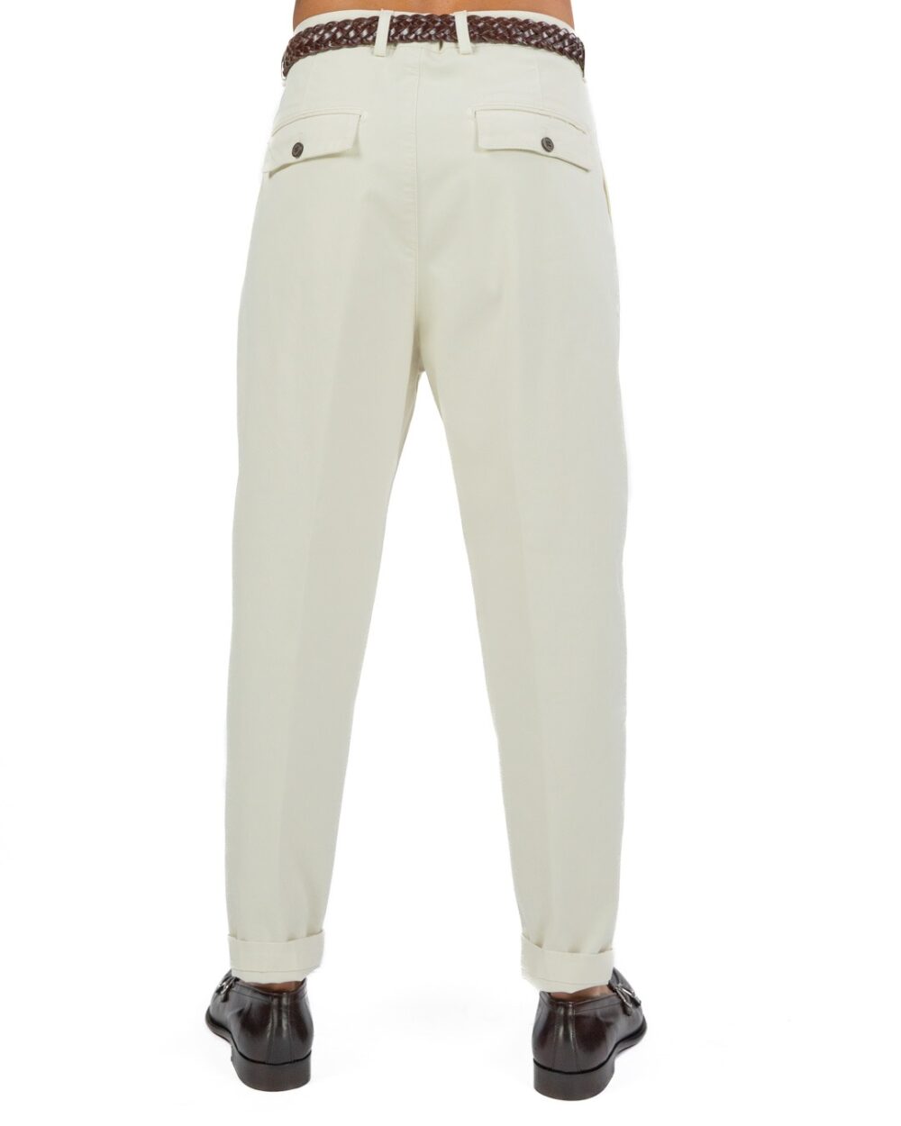 OUT FIT - Pantalone Off White - immagine 4