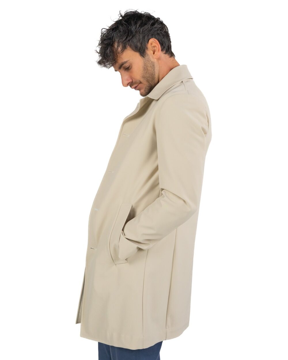 OVER/D - Trench corto Beige - immagine 5